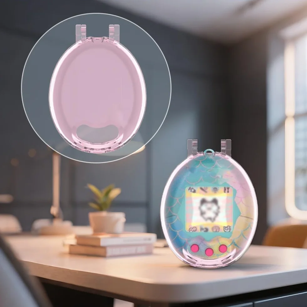 Etui ochronne kompatybilne z Tamagotchi, odporne na kurz i zarysowania, przezroczyste