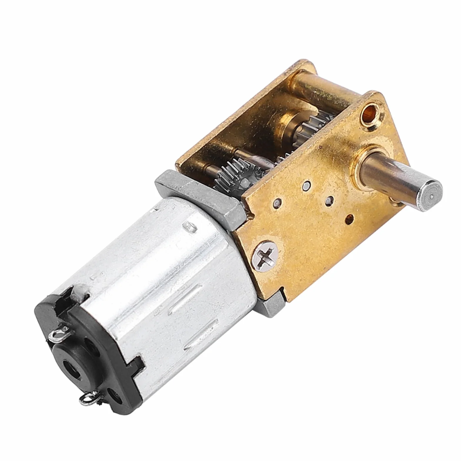 Silnik przekładniowy 1218GE-N20, miniaturowa przekładnia ślimakowa, metalowy reduktor, DC 6V 70 RPM