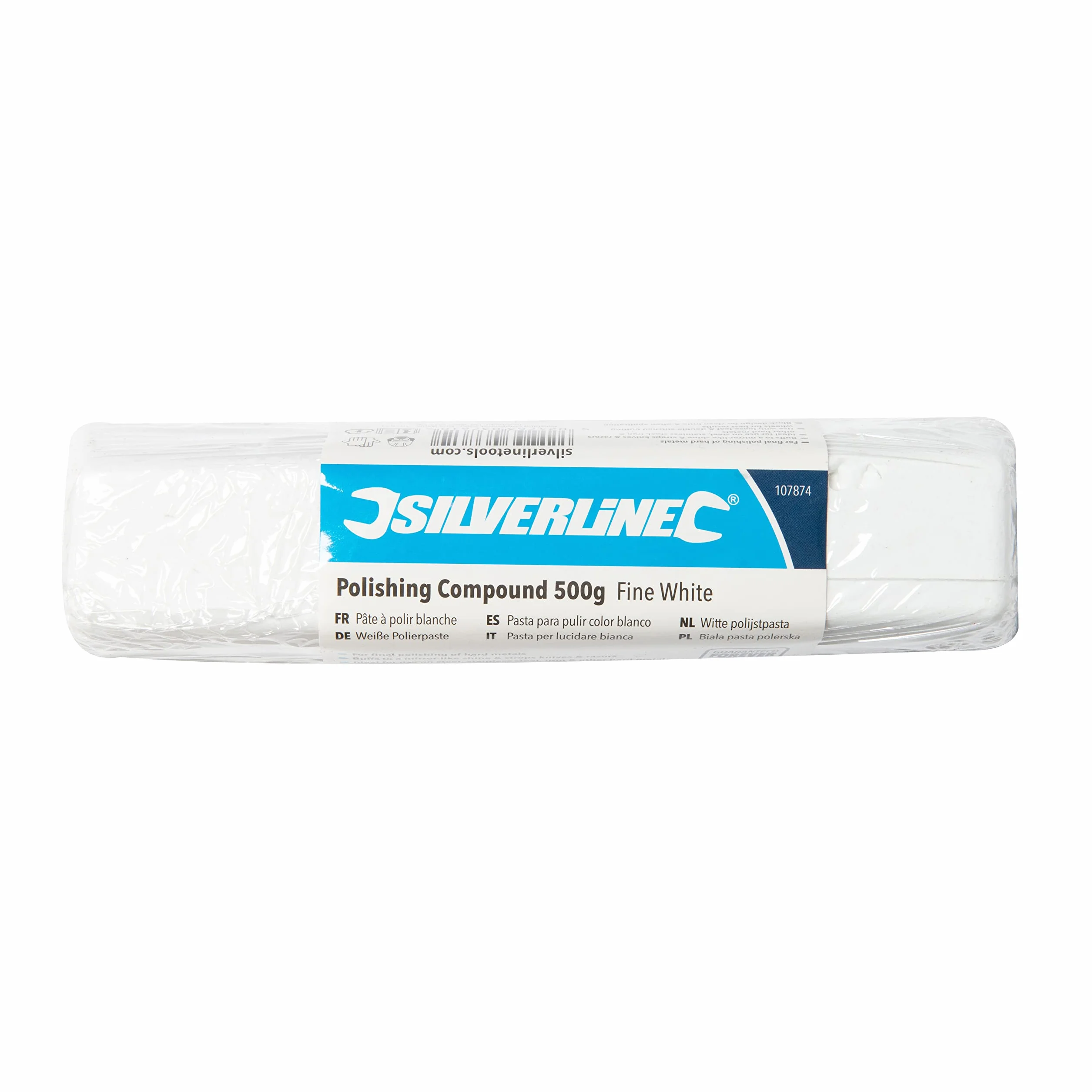 Silverline 107874 Pasta Polerska, Biała, 500 g
