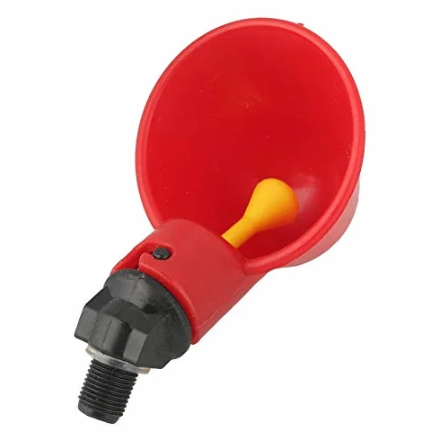 Jeffergarden automatyczne kubki do picia wody dla drobiu 10 szt. czerwone plastikowe
