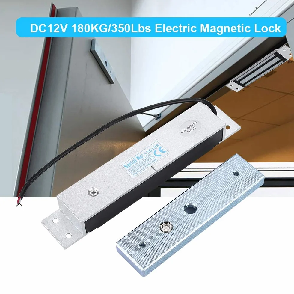 Elektryczny zamek magnetyczny DC12V 180KG Siła trzymająca NC