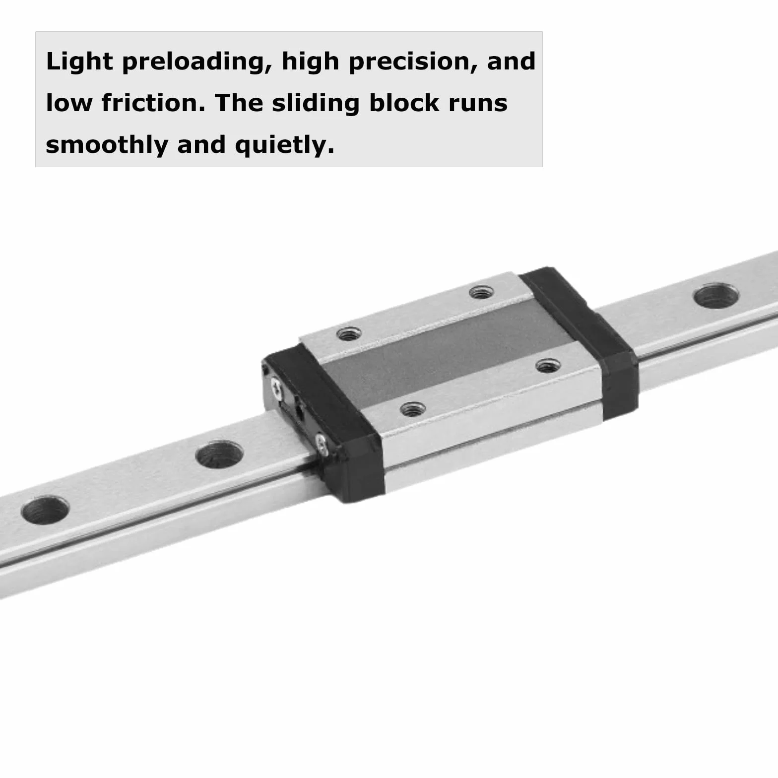 MGN9 Mini prowadnica liniowa 400 mm z 1 sztuką MGN9H liniowe bloki łożyskowe do drukarek 3D i maszyn CNC