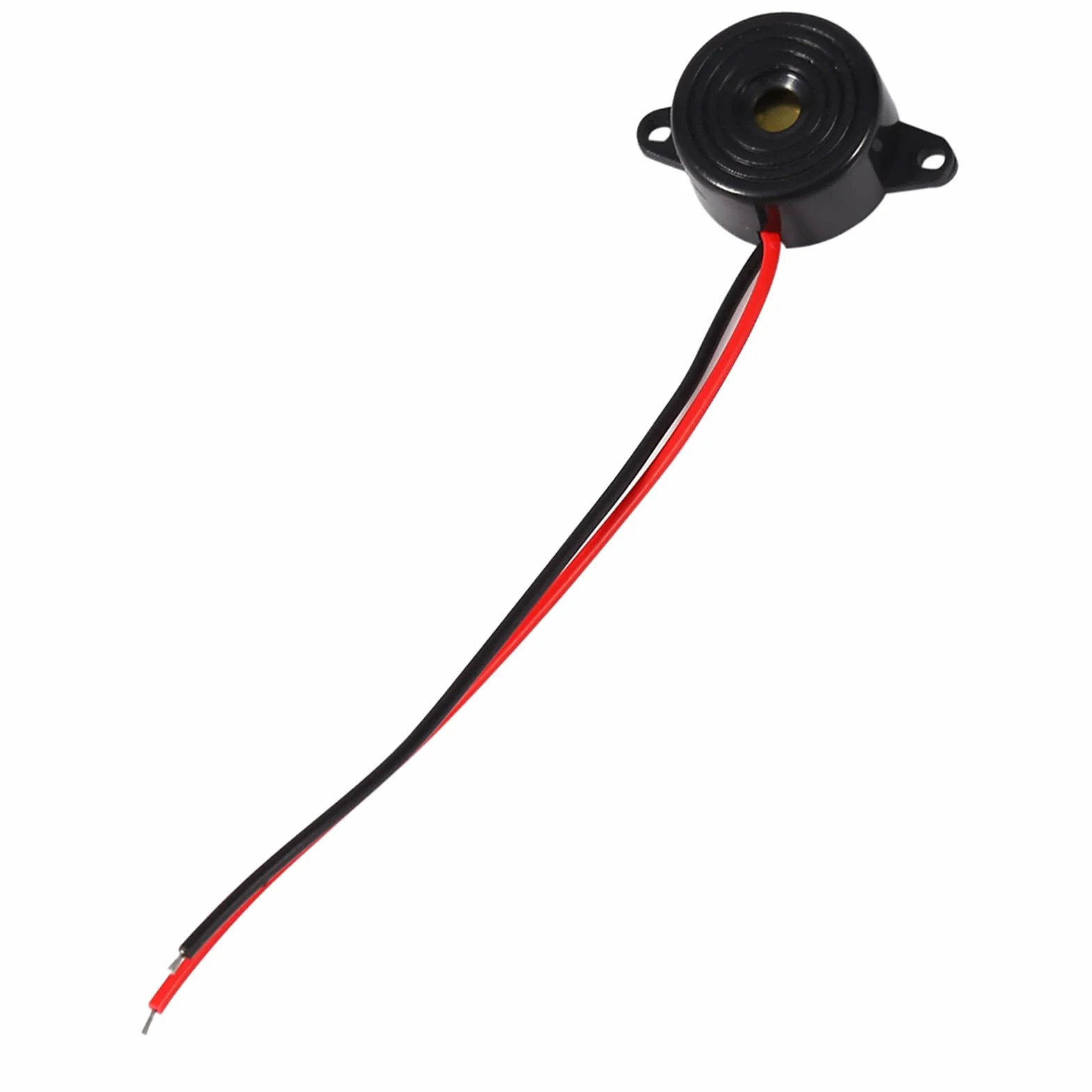 Piezo Elektroniczny Alarm Dźwiękowy 3-24V Brzęczyk 85-95dB 12VDC 100mm