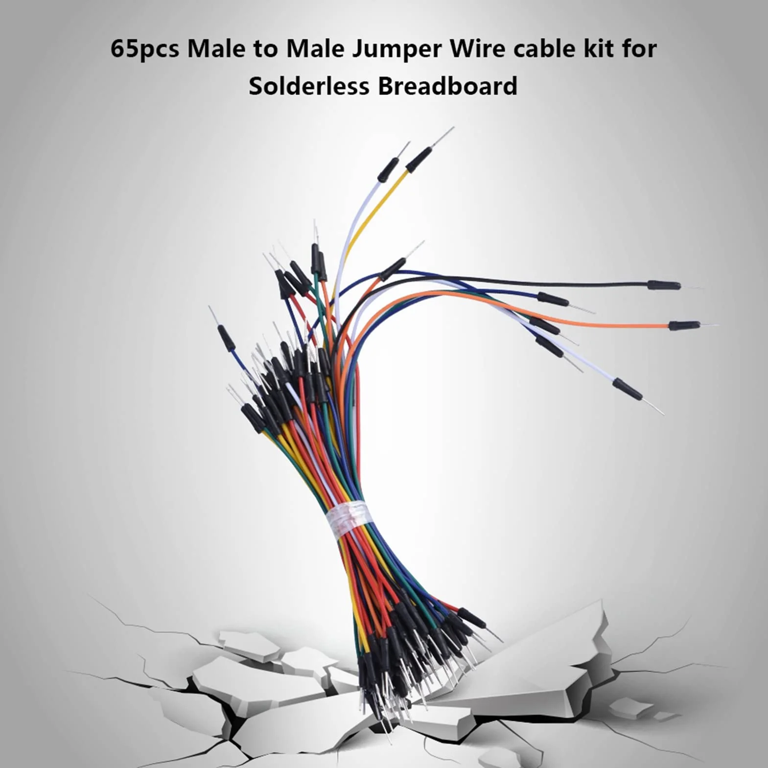 Przewody połączeniowe Jumper 65 sztuk do płytki prototypowej Arduino Breadboard