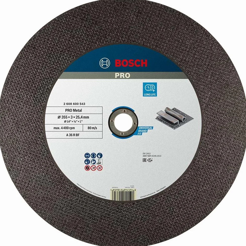 Bosch Professional Tarcza Tnąca Expert For Metal 355x2,8x25,4mm (do stali, Akcesoria Stacjonarne Przecinarki do Stali)