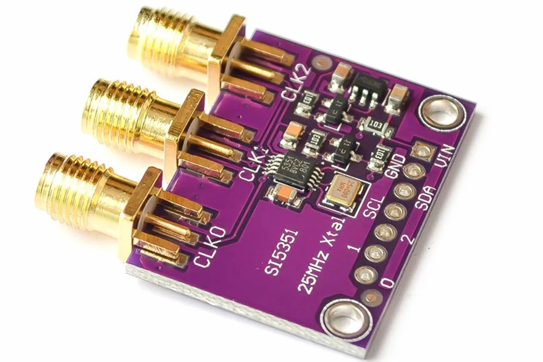 CJMCU-5351 Si5351A Si5351 I2C 25 MHz generator zegara 8 kHz-160 MHz 3-5 VDC dla Arduino IDE