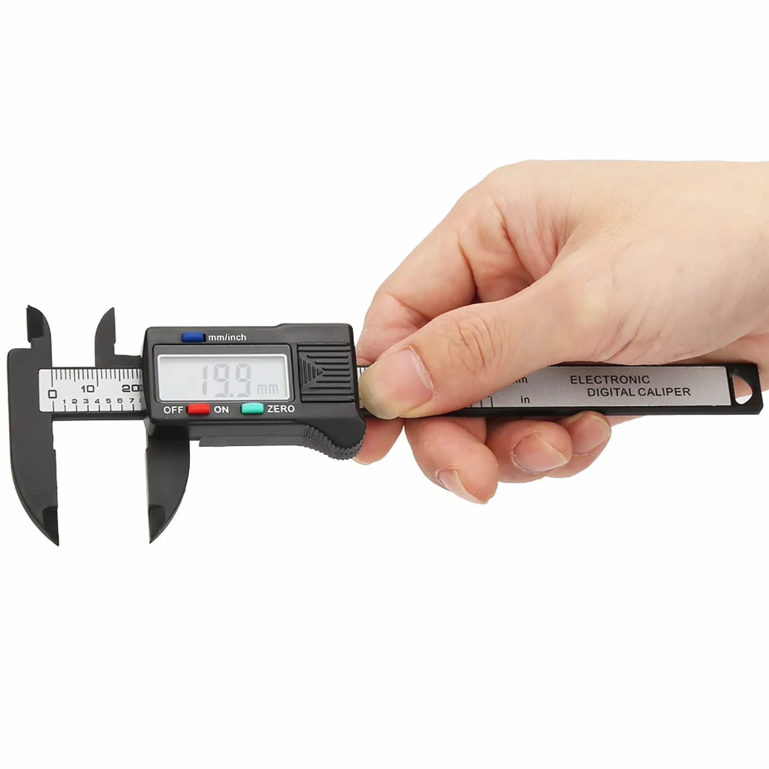 Suwmiarka cyfrowa 100 mm plastikowa z wyświetlaczem LCD