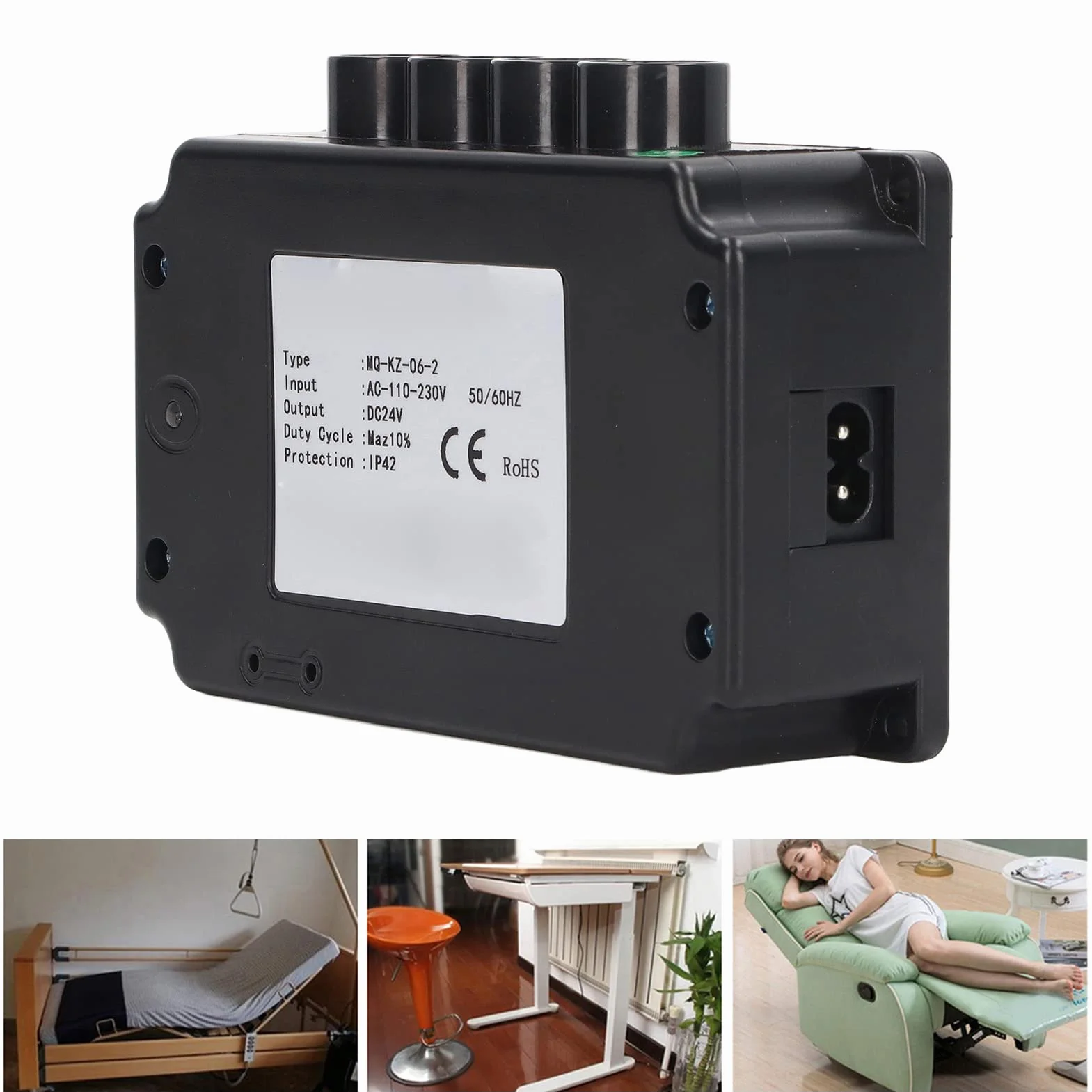 Elektryczny Sterownik Siłownika AC 110‑230V DC24V Inteligentny Sterownik Silnika Liniowego Smart Home