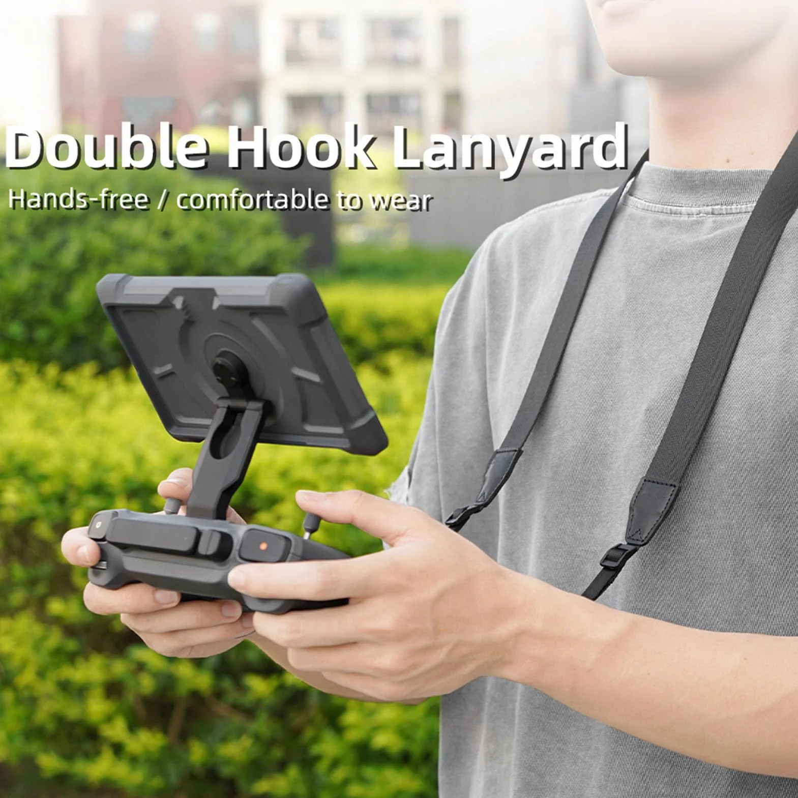 Denash Regulowane Odłączane Smycze do Kontrolerów DJI RC, RC2, RC Pro, Mini 4 Pro, Air 3