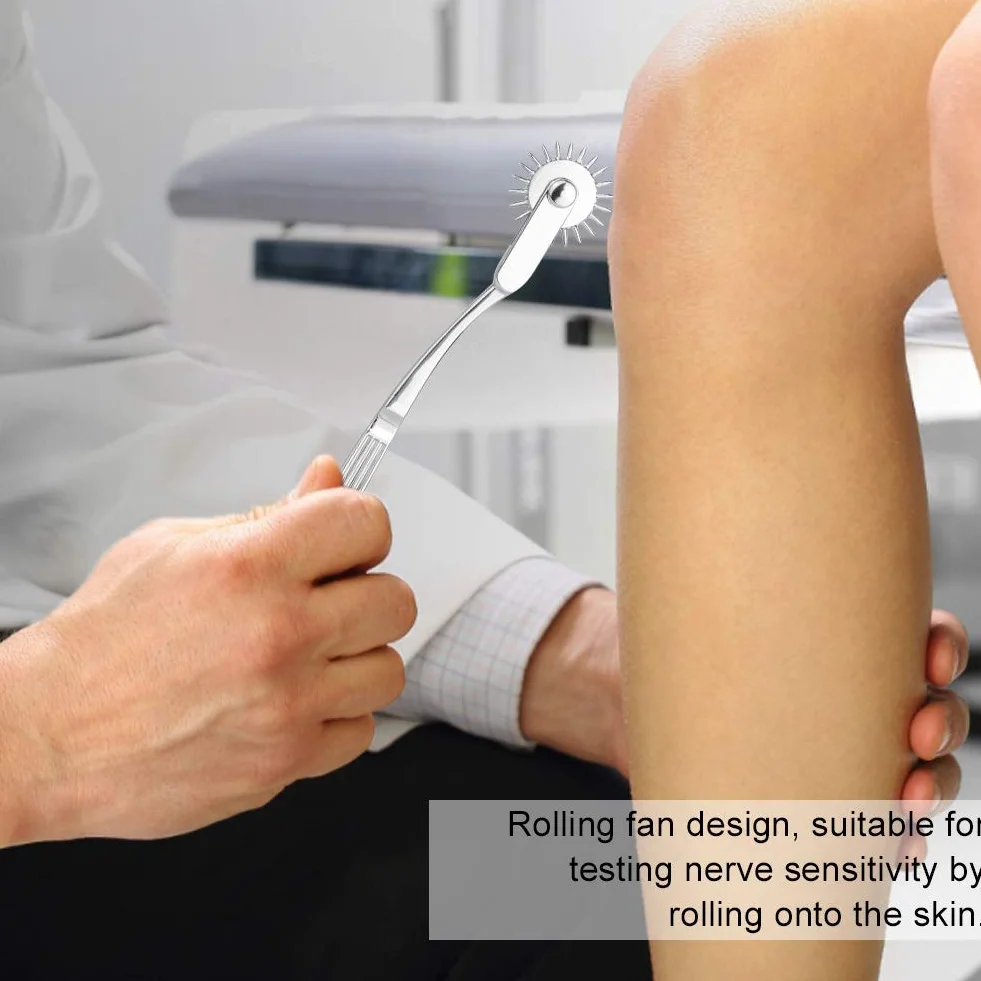 Wartenberg Wiatracz, Wartenberg Neurologiczny Wiatracz, Medyczne narzędzie diagnostyczne Tester nerwu ze stali nierdzewnej Wartenberg Wartenberg