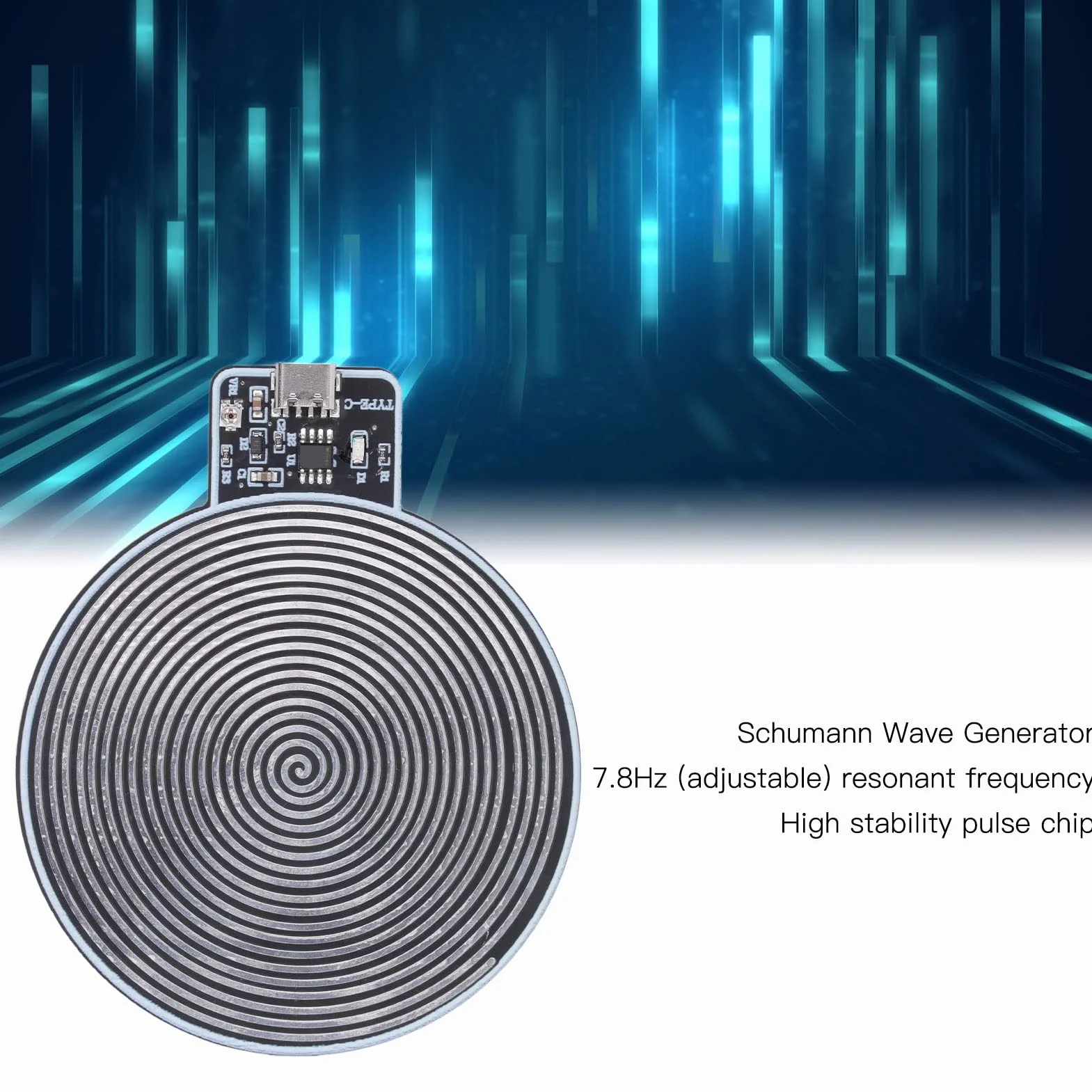 Generator Rezonansu Schumanna 7,8 Hz o Wysokiej Dokładności, Stabilny Generator Impulsów o Bardzo Niskiej Częstotliwości