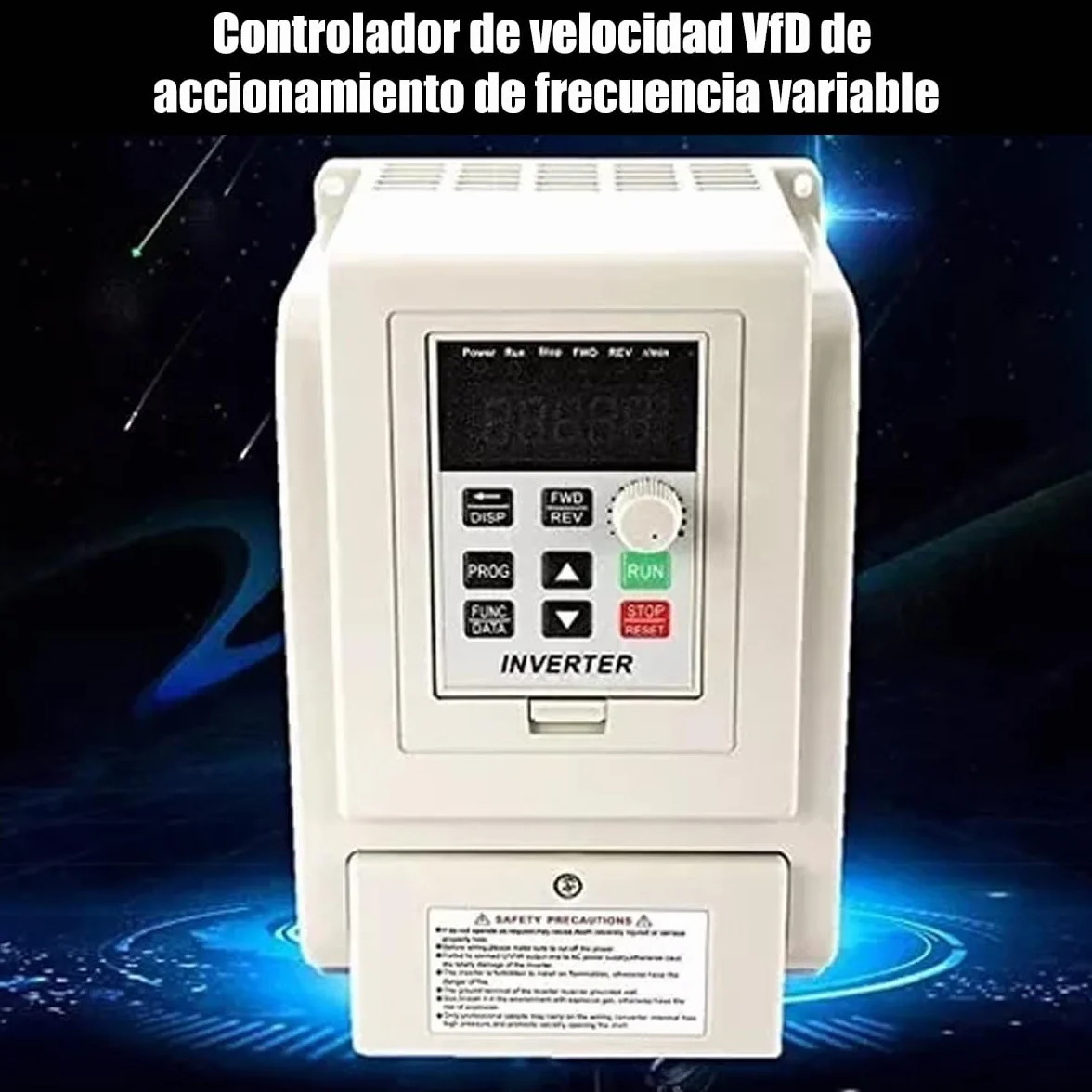 Przetwornica częstotliwości 4 kW VFD AT1-04K0X 220 V jednofazowa do silników 3-fazowych