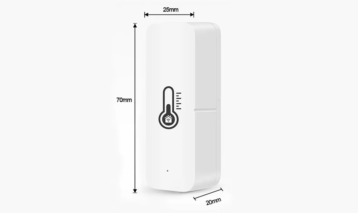 Czujnik temperatury i wilgotności WiFi TUYA V2