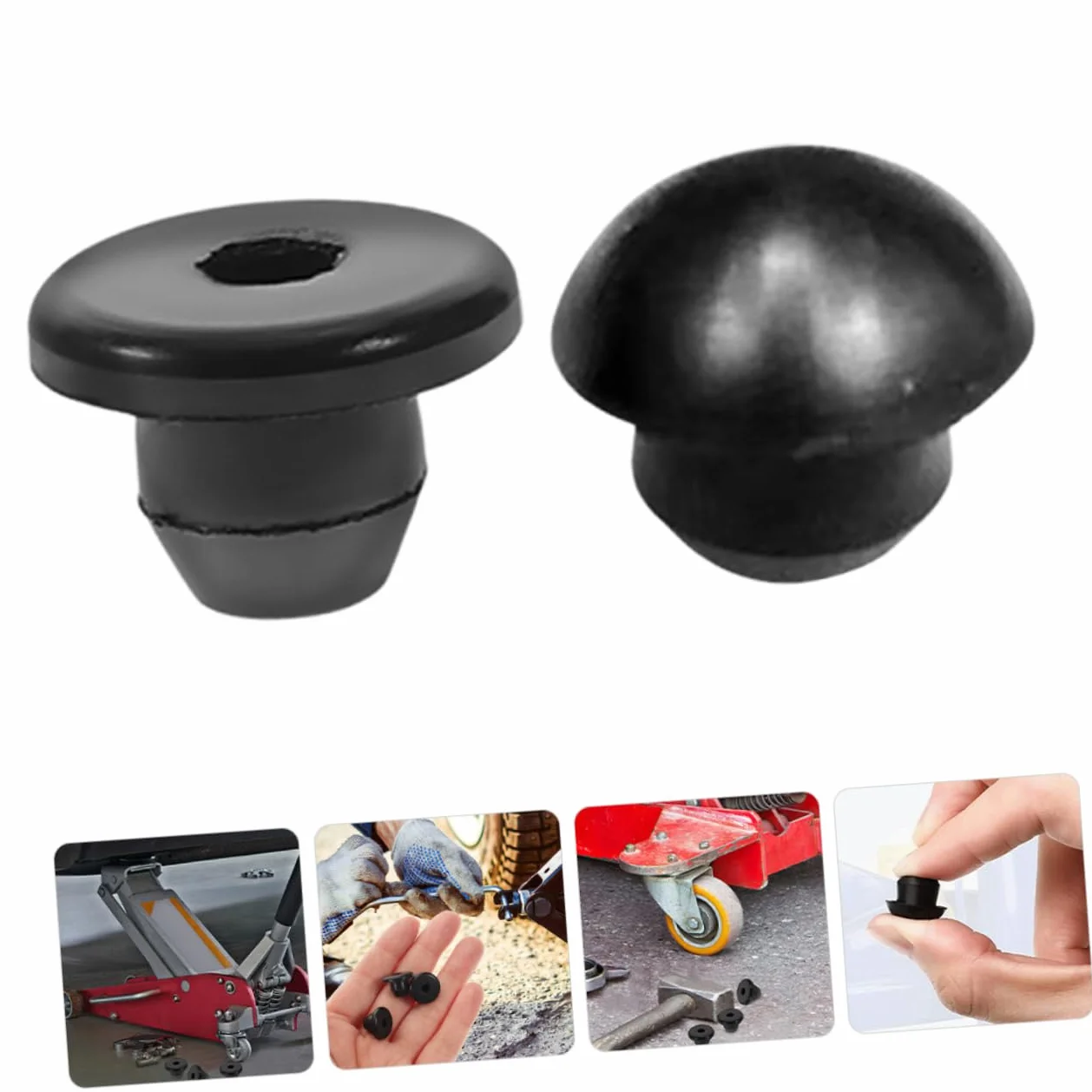 Generic 6 Sztuk Wtyczka Jack Podnośnik Podłogowy Wlewu Oleju Pinch Weld Jack Pad Podnośnik Do Butelki Gumowy Wlewu Korki Wlewu Oleju Gniazdo Wlewu Jack Pad