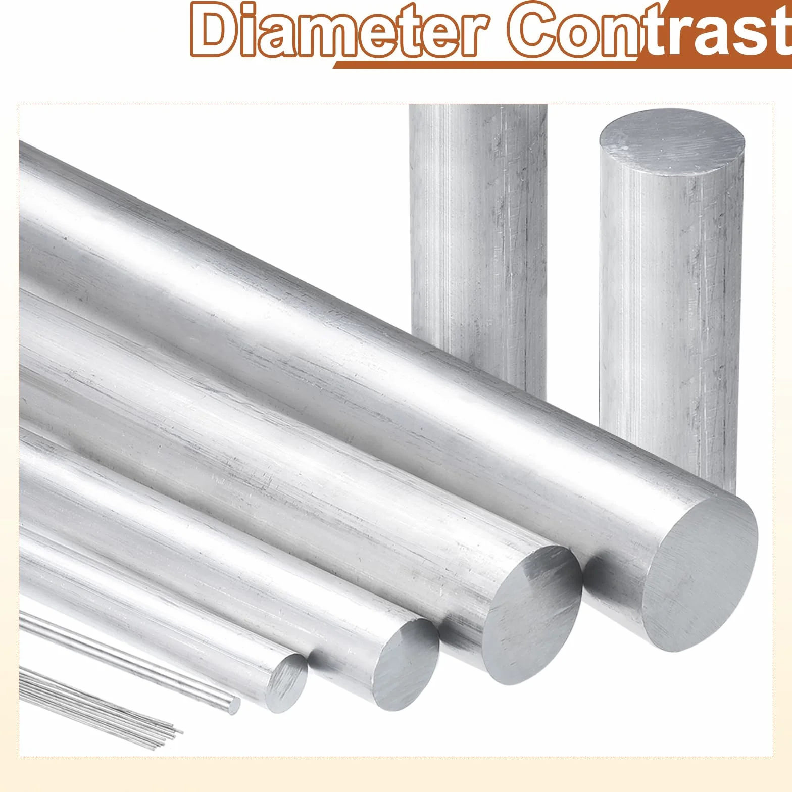 Pręt aluminiowy okrągły 6063 10 szt. 3 mm x 305 mm