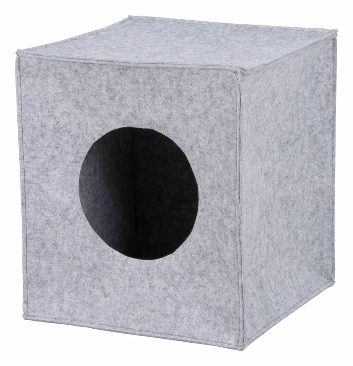 Trixie 36313 Przytulna jaskinia Anton do regału, 33 × 33 × 37 cm, szara