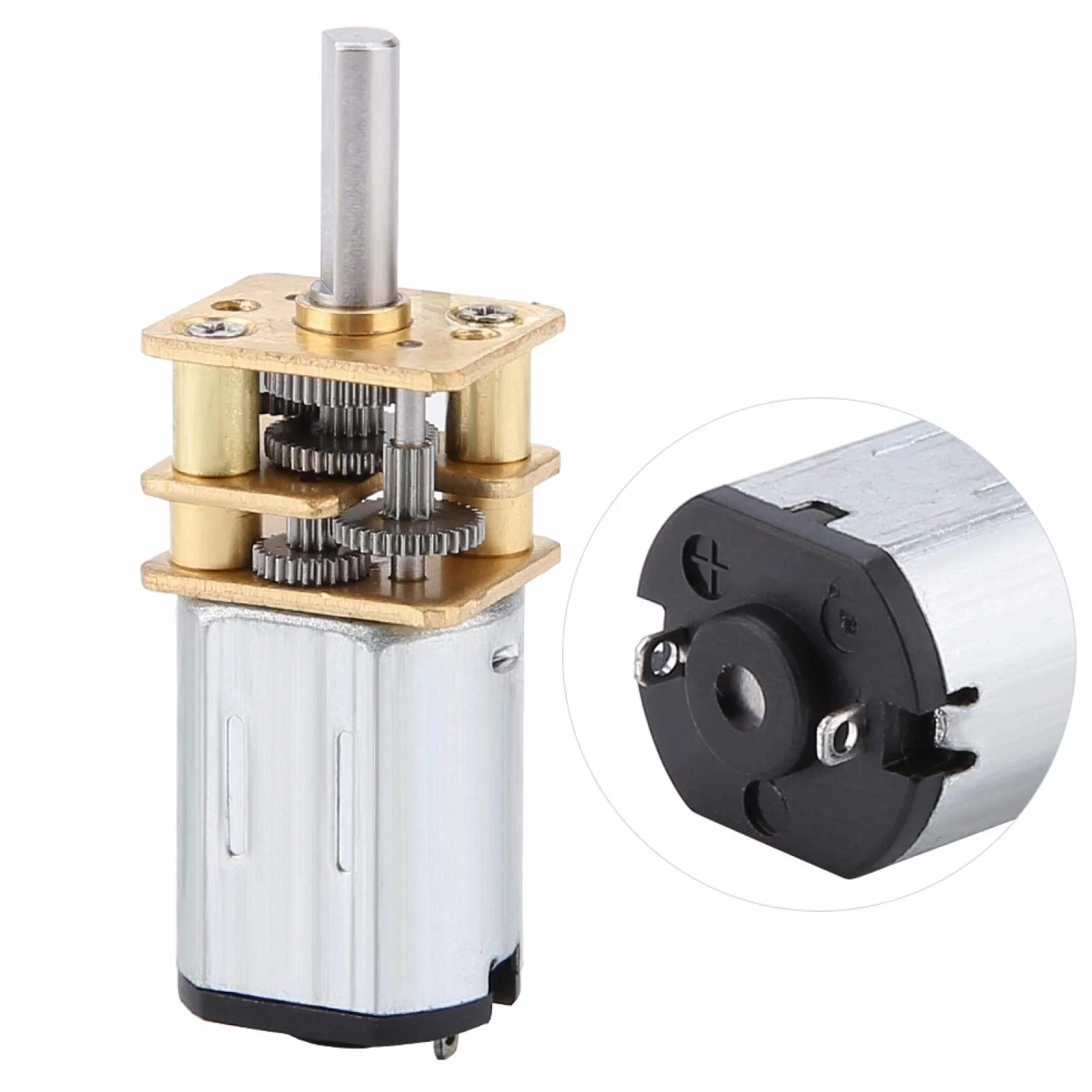 Silnik prądu stałego N20 DC 3-12V 50-2000 obr./min z metalową przekładnią