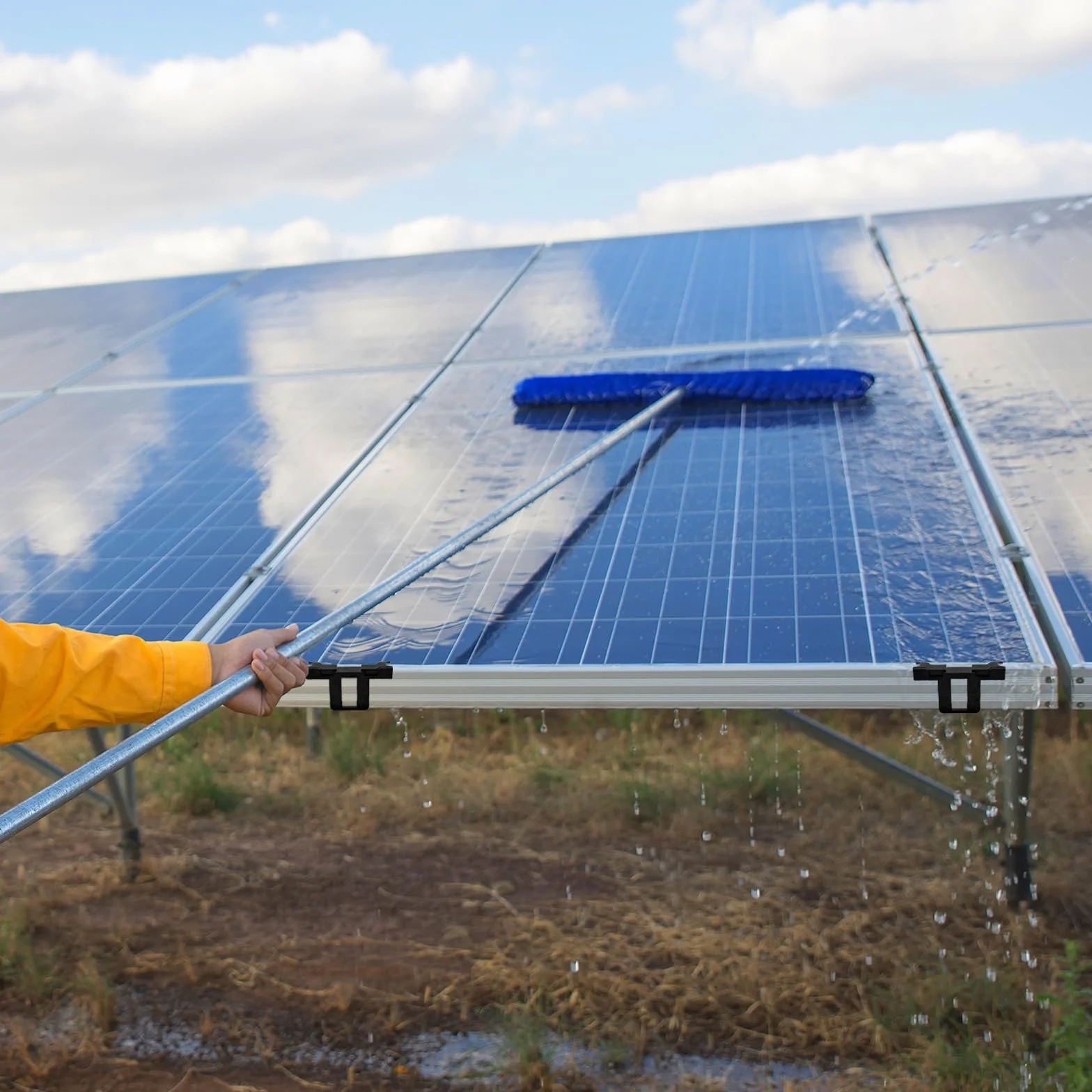 Klipsy do modułu solarnego 30 mm, odpływ wody, panel słoneczny, tworzywo sztuczne, PV, blacha trapezowa