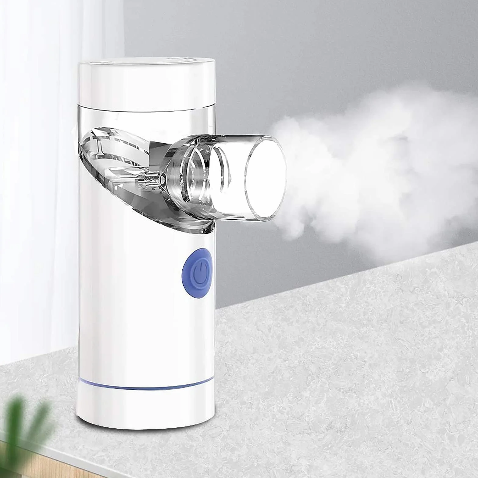 Nebulizator inhalator cichy przenośny akumulator aerozol USB dla dorosłych i dzieci z ustnikiem