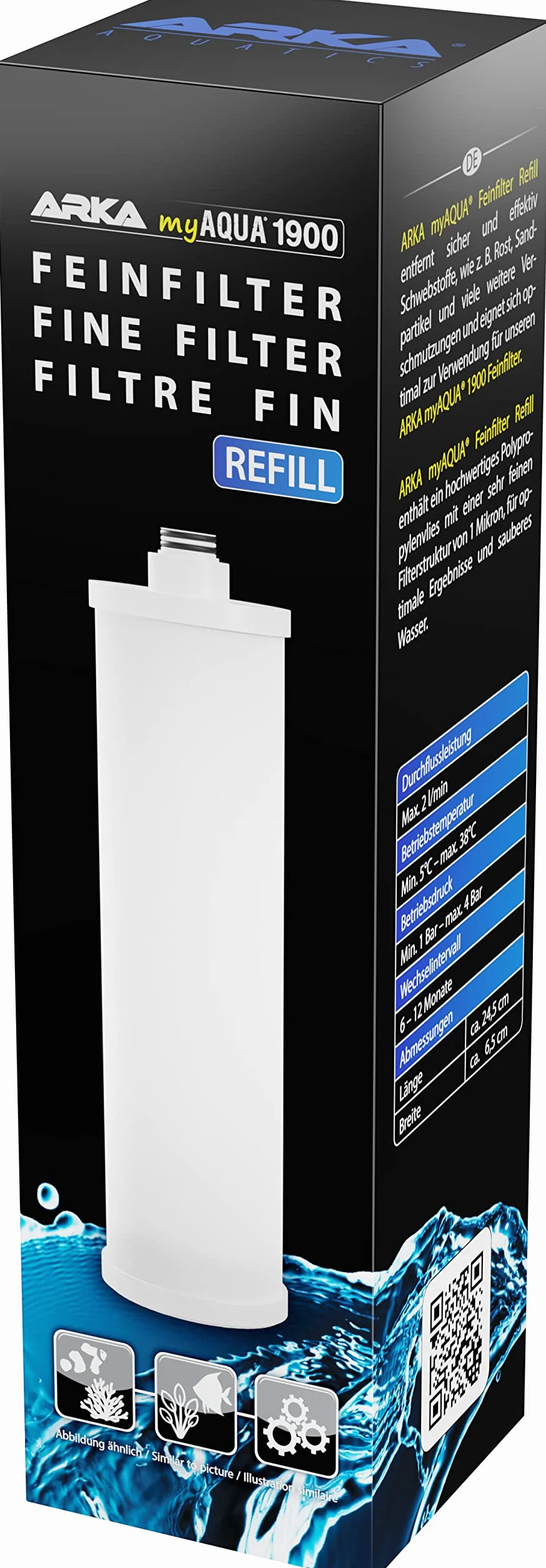 ARKA myAqua®1900 - filtr dokładny REFILLER