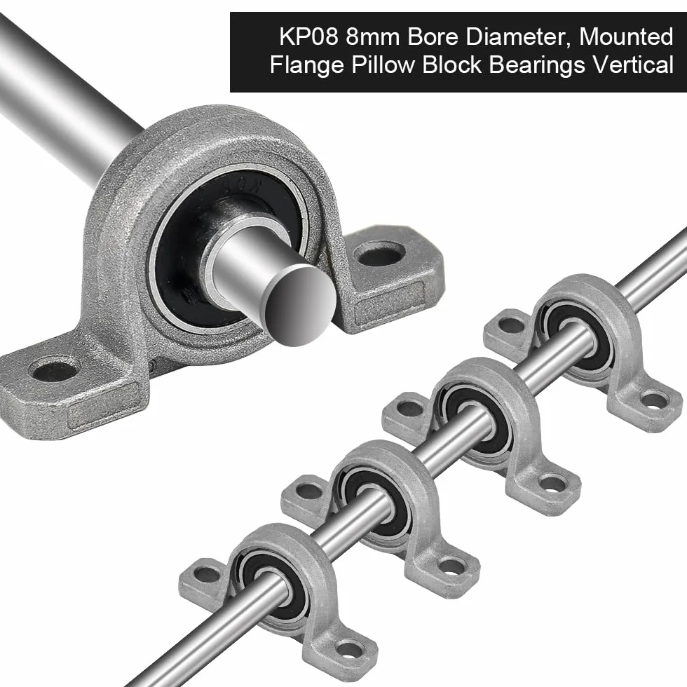 łożysko stojące KP08 8 mm samonastawne rombowe poziome stop cynku do drukarki 3D
