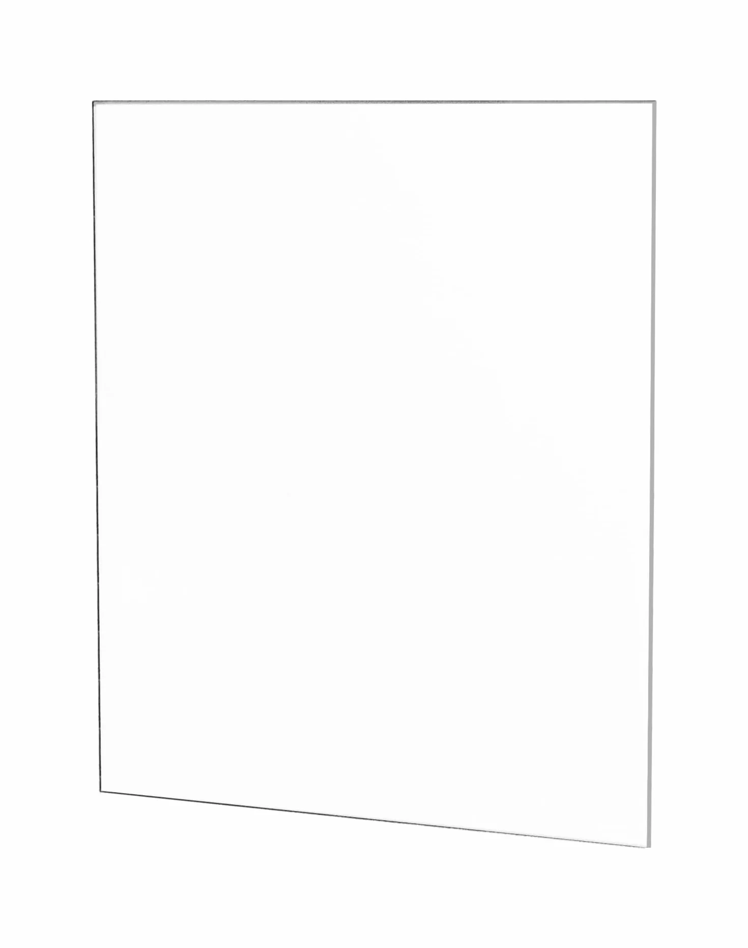QWORK® 10 sztuk akrylowy arkusz pleksi, przezroczysty arkusz pleksiglasu, 25x20cmx2mm, do ramki na zdjęcia, projekty wystawowe, malowanie