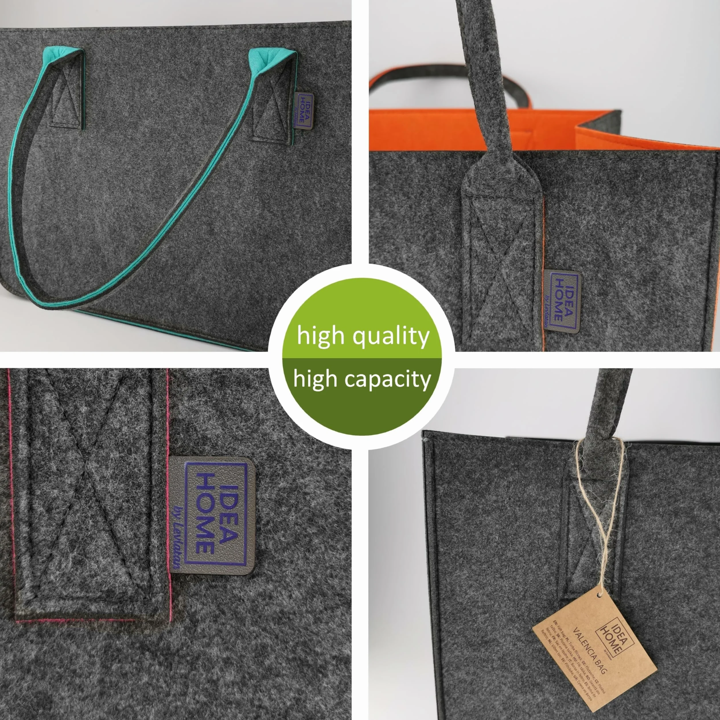 IDEA HOME Torba filcowa Shopper