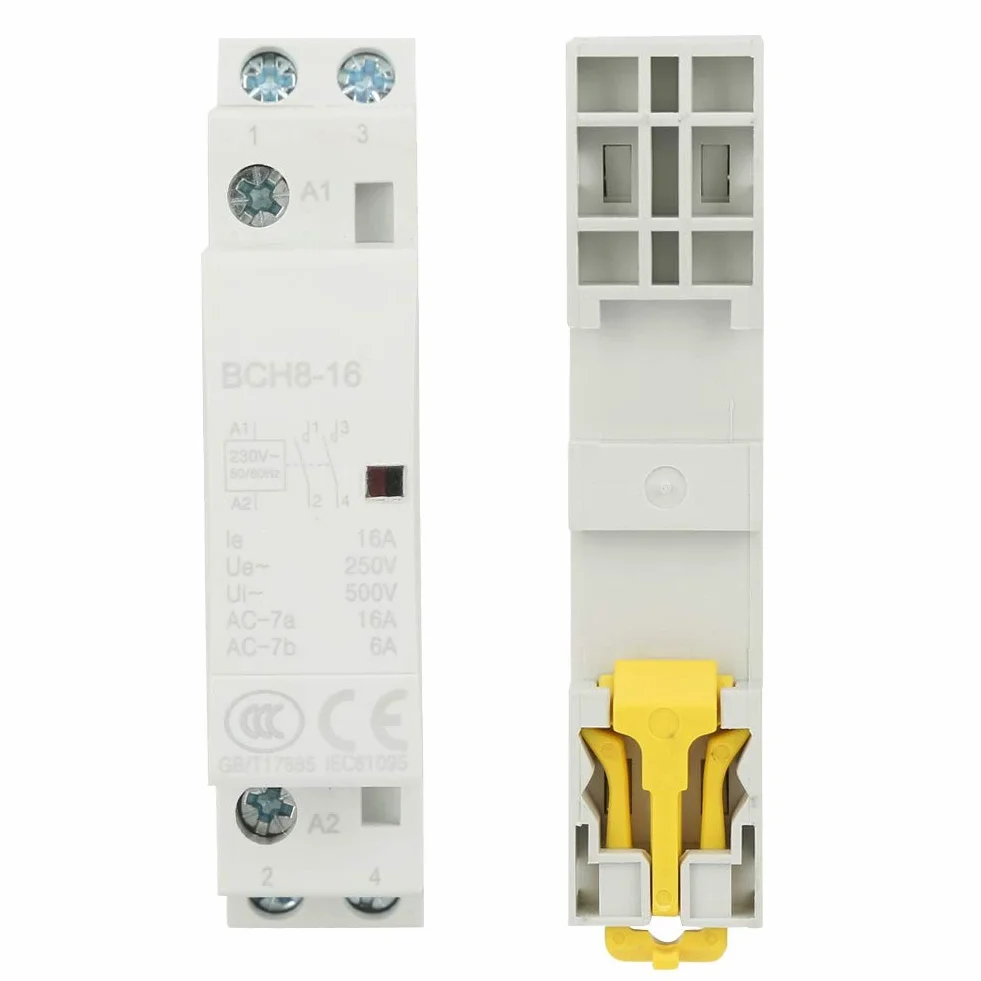 Stycznik AC 2P 16A 220V/230V HZ do Montażu na Szynie DIN