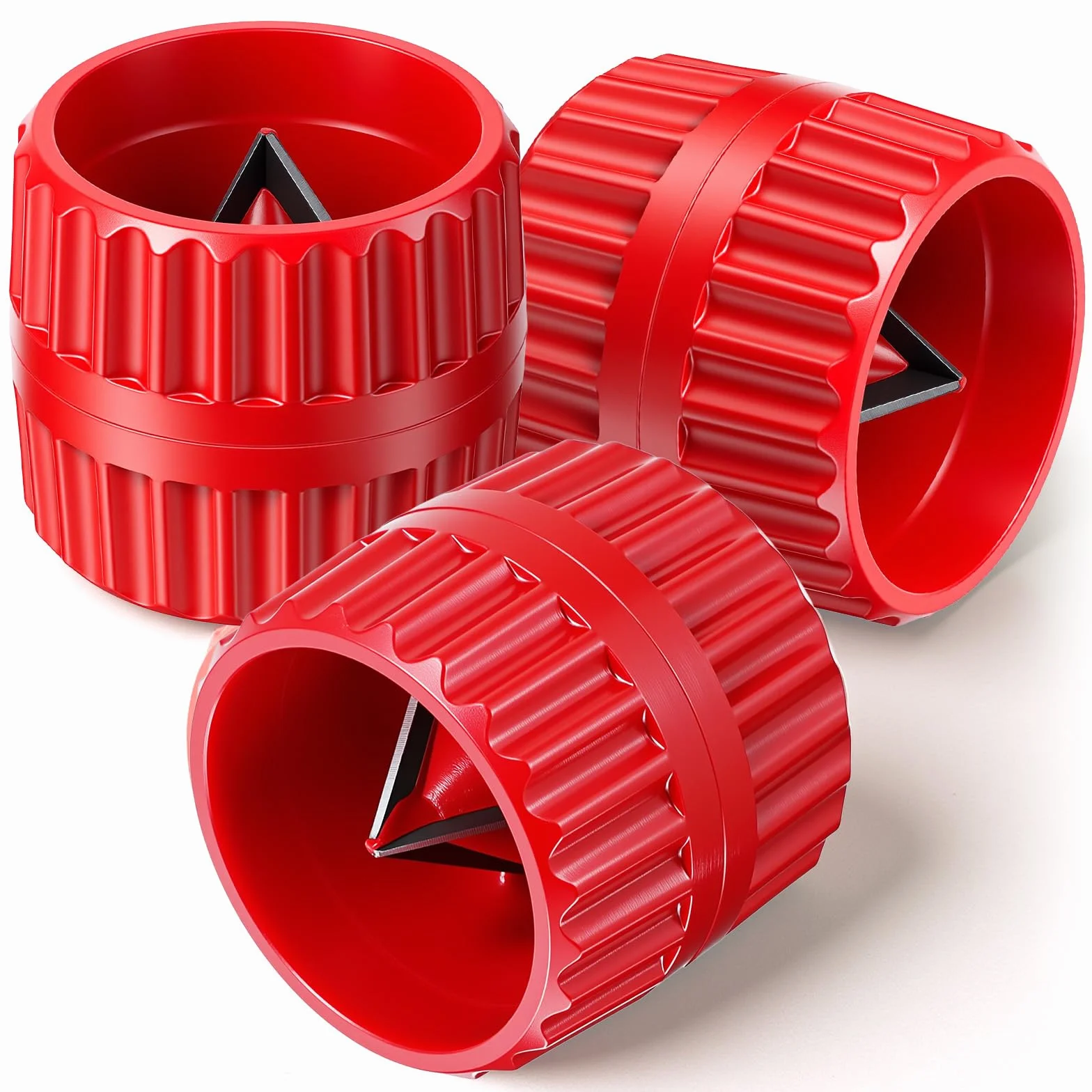 Uniwersalne narzędzie do usuwania zadziorów do rur miedzianych 2 w 1 5-38 mm czerwone