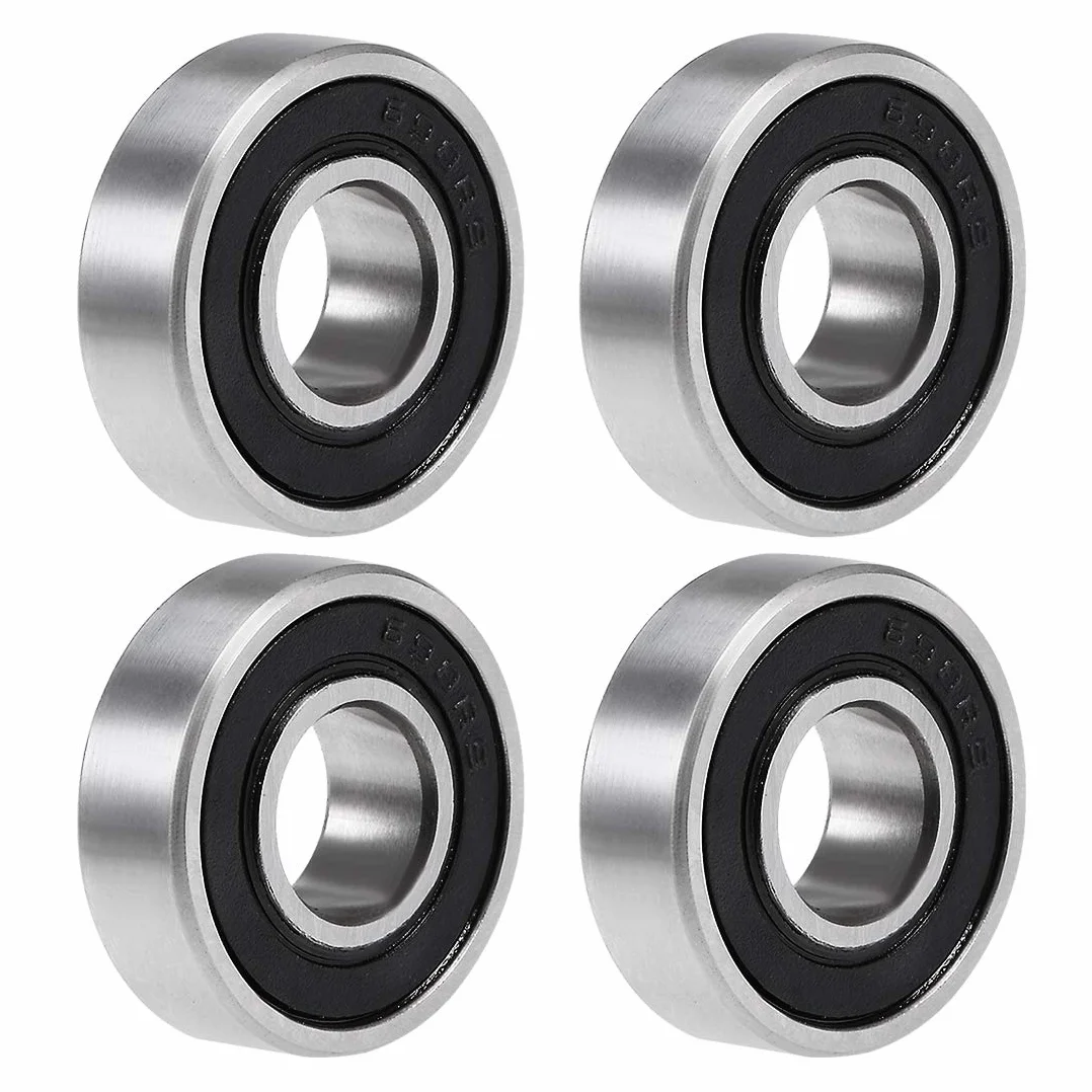 łożysko kulkowe 698-2RS 8x19x6 mm podwójnie uszczelnione chromowane