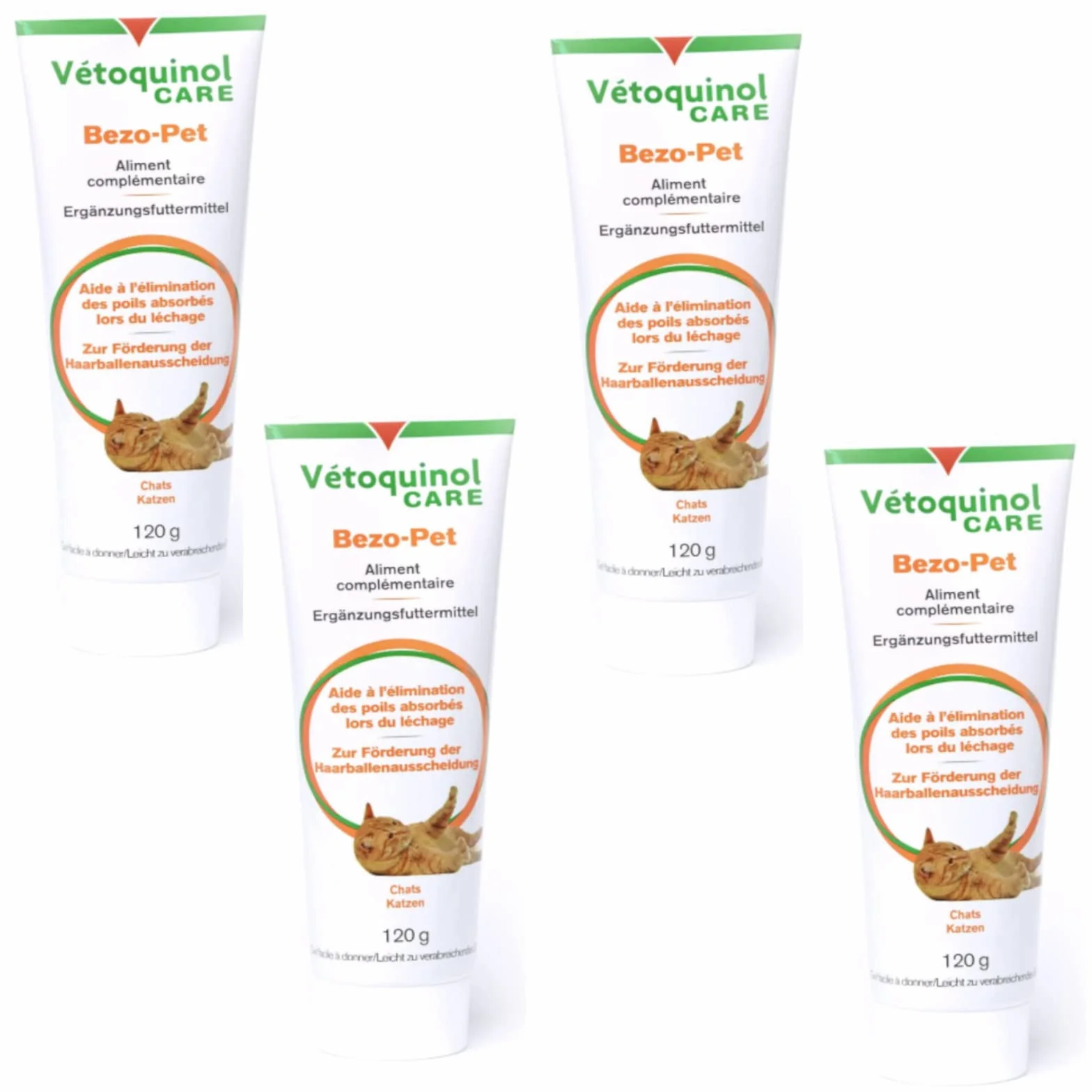 Vetoquinol Pasta Bezo-Pet - zestaw - 4 x 120 g