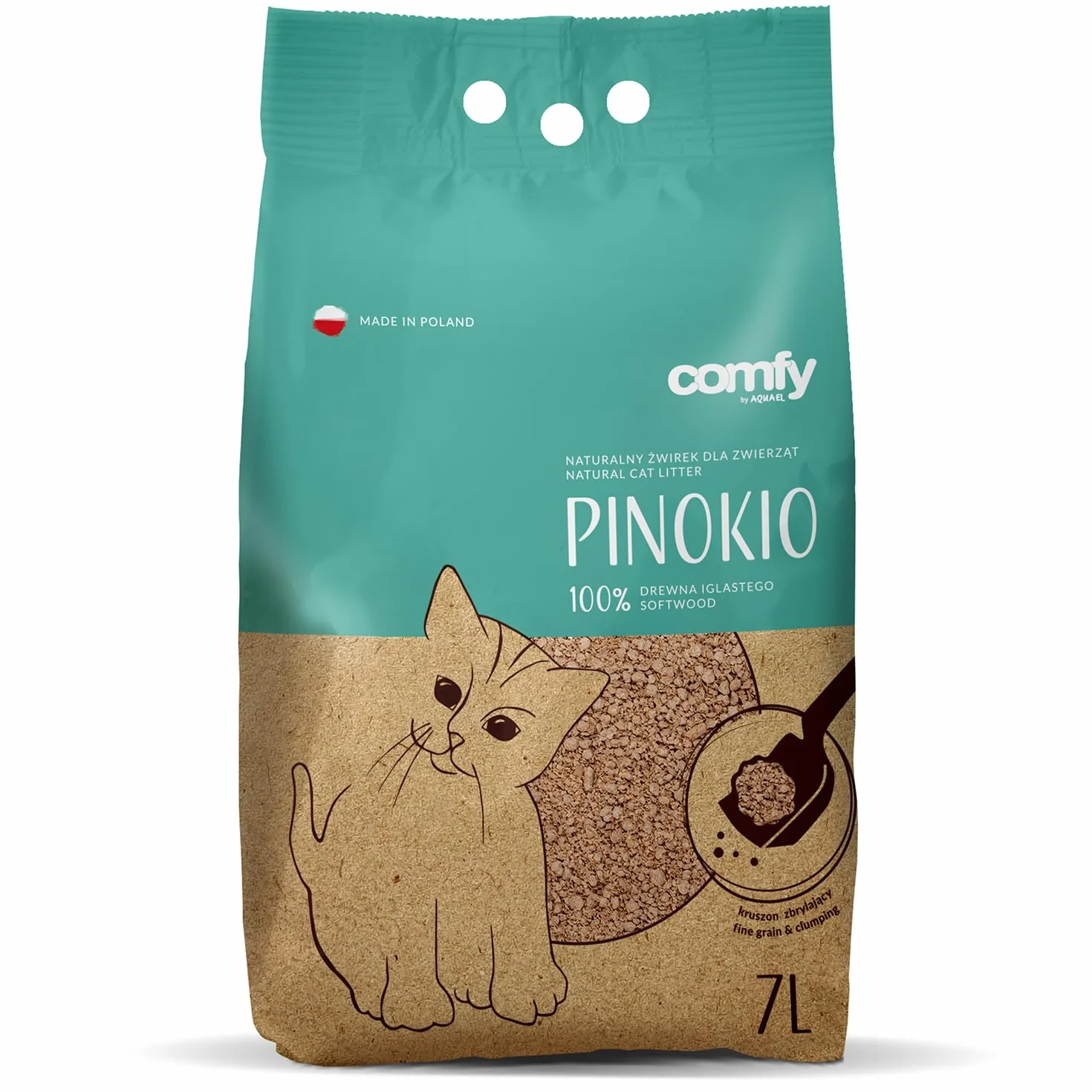 ŻWIREK ZBRYLAJĄCY COMFY PINOKIO KRUSZON 7L