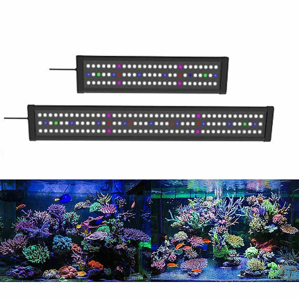 Oświetlenie LED do akwarium światło akwarium światła akwarium światło akwarium światła wodoodporne światło do akwarium akwarium akwarium zanurzeniowe światło 45 cm
