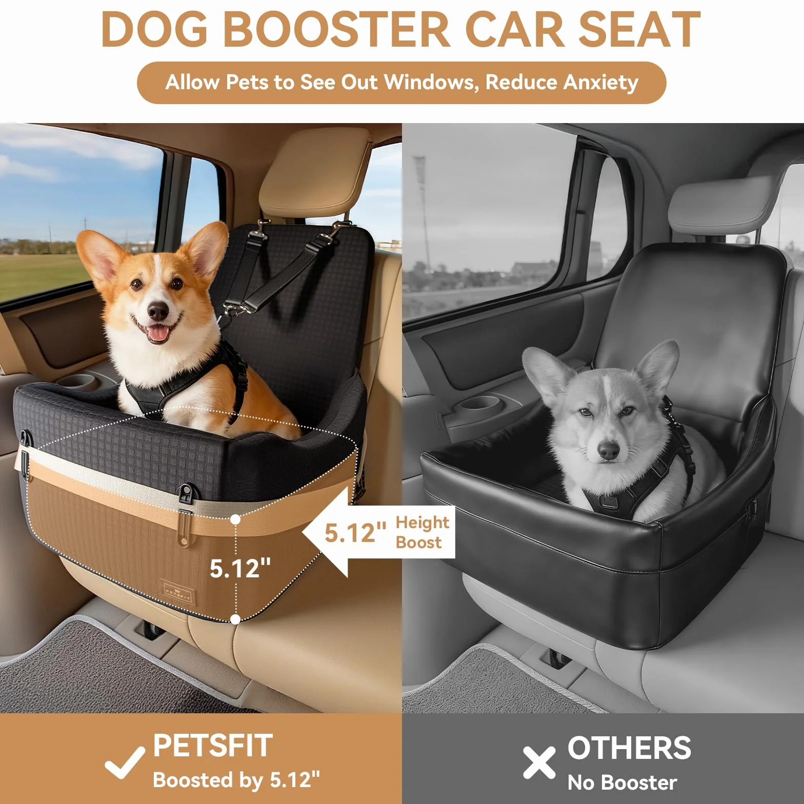 Petsfit Fotelik samochodowy dla psa