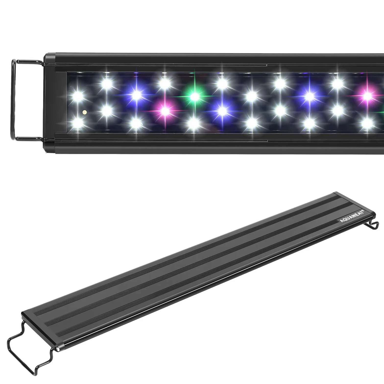 AQUANEAT - Światło LED do akwarium o pełnym spektrum do akwarium na ryby, 30,5 cm, 50,8 cm, 24", 30", 36", 48" wielokolorowe