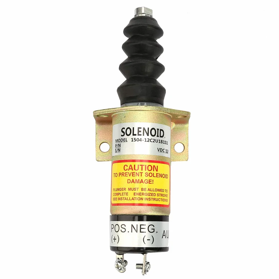 Elektromagnes Ciągnący 1504 12C2U1B1S1 12 V Stalowa Obudowa Zestaw Zamienny