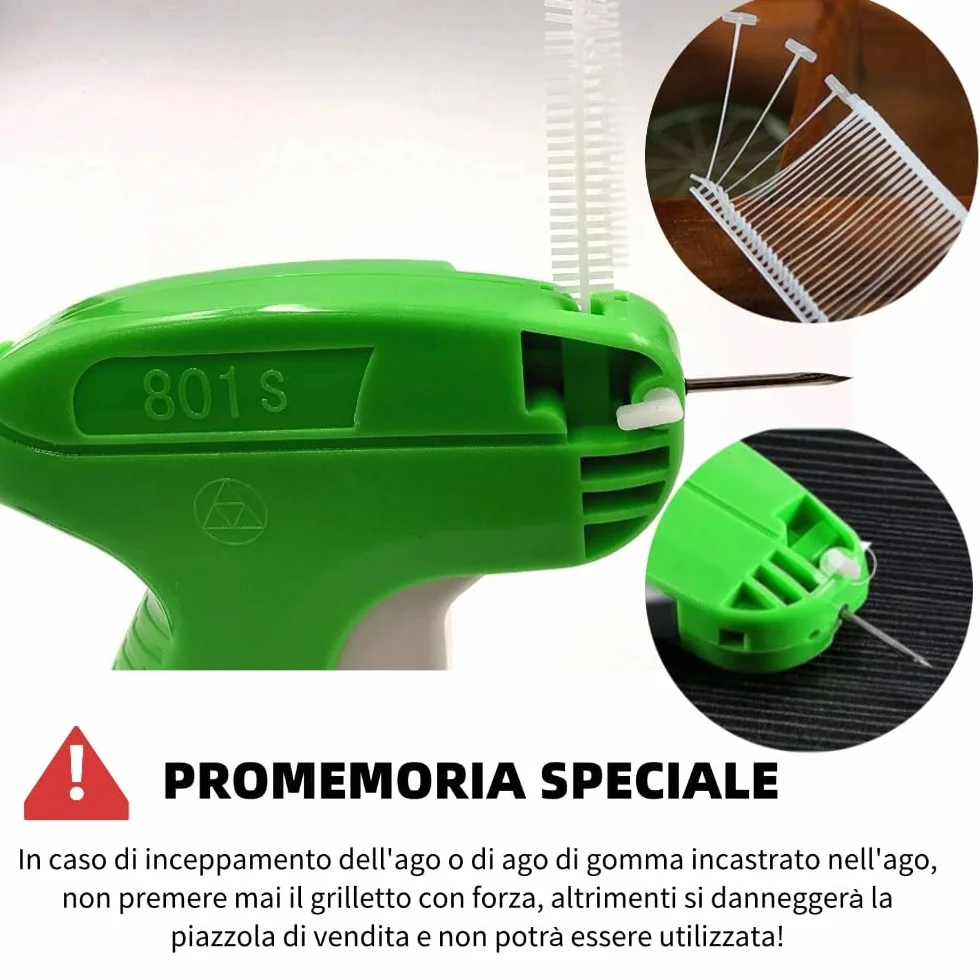 Pistolet do strzelania do kart i cen, z 5 zapasowymi igłami i 5 cm długości 2500 nitek łopatkowych na ubrania, etykieta na kapelusz, etykieta sklepów, cena