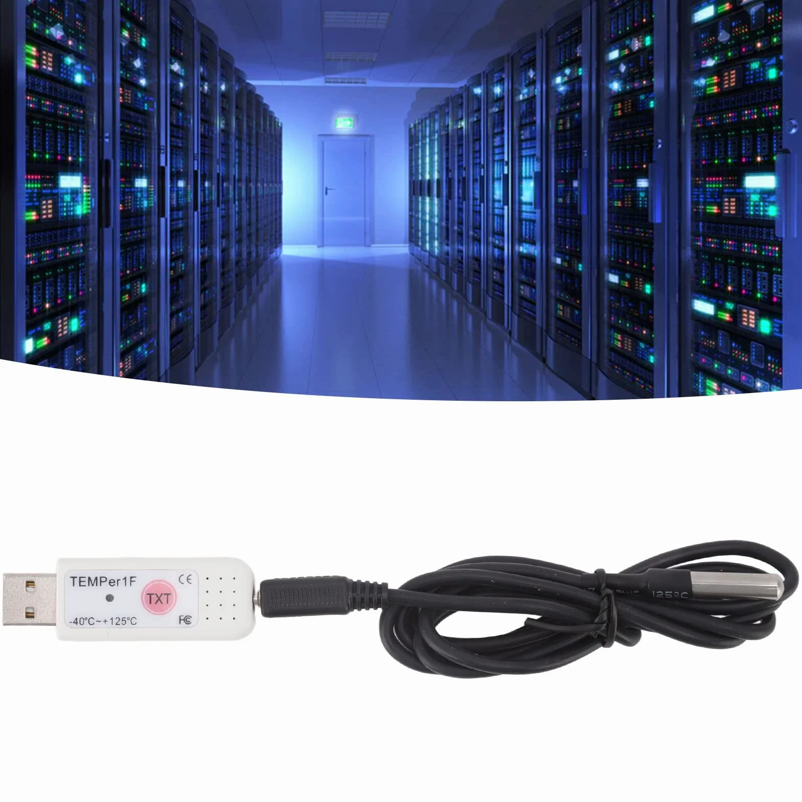 Czujnik Temperatury Komputera USB, Termometr PC, Rejestrator Danych w Czasie Rzeczywistym