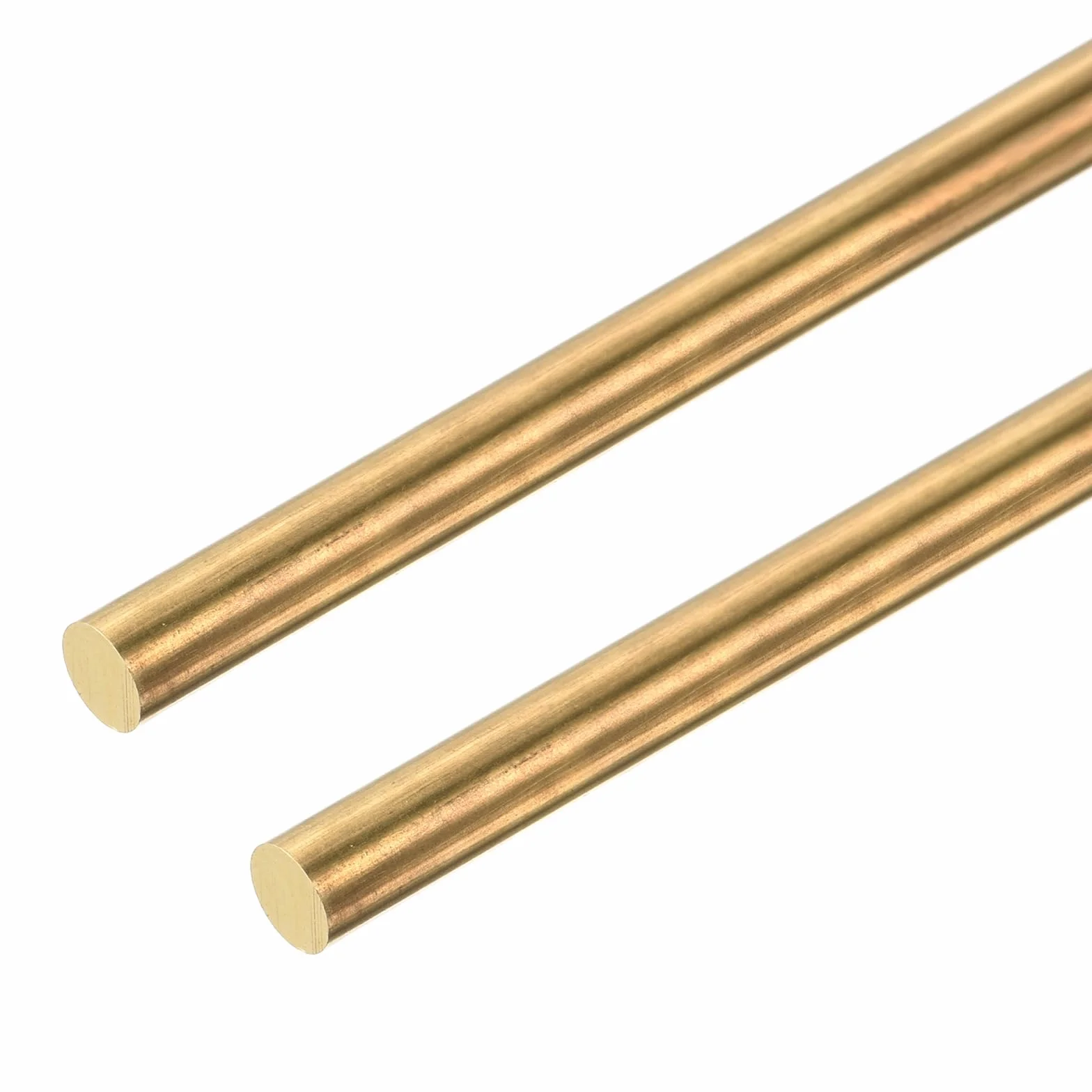 DMiotech 2 szt. 3 mm x 300 mm mosiężne pręty okrągłe pręty do lutowania dla majsterkowiczów mosiężny pręt tokarski model wału samolotu statek samochodowy