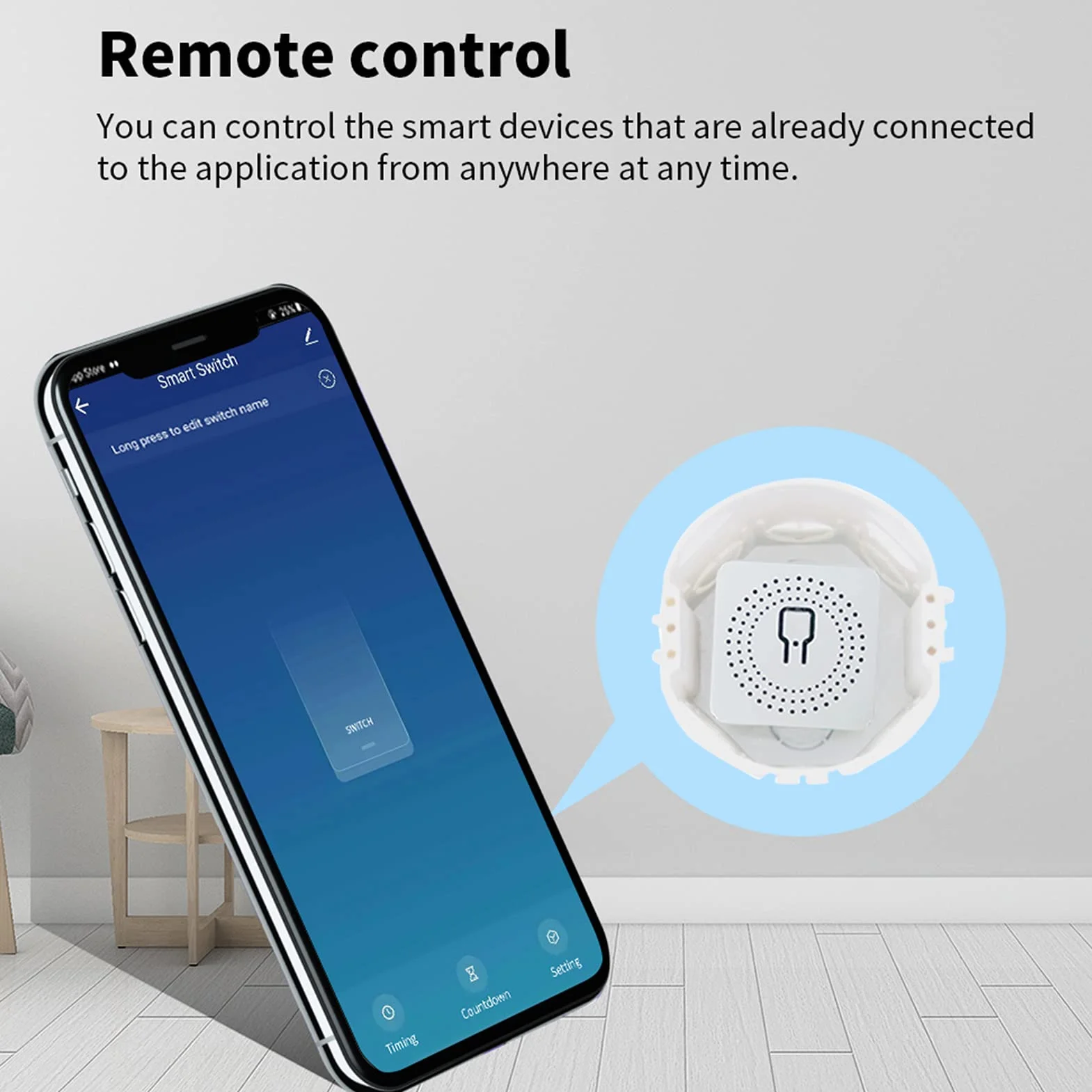 AC100-240 V 16 A WiFi Mini inteligentny przełącznik zdalna aplikacja tuya przełącznik sterowania domem