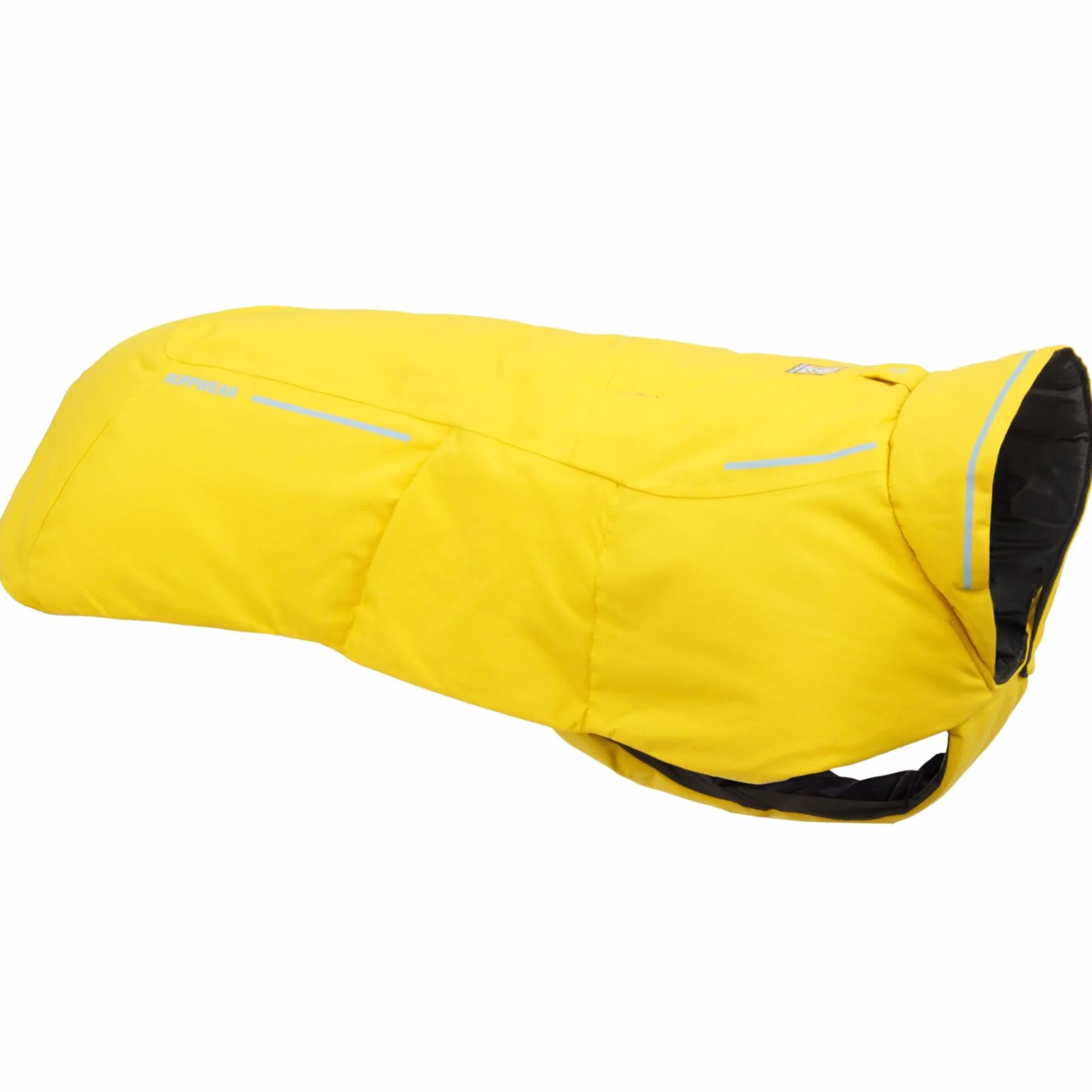 RUFFWEAR Vert XX-Small kurtka dla psa, izolowana, na każdą pogodę, wodoodporna kurtka dla psa, lekka, odporna na warunki atmosferyczne, płaszcz zimowy dla psa, rozmiar XXS, kolor żółty (Mineral Yellow