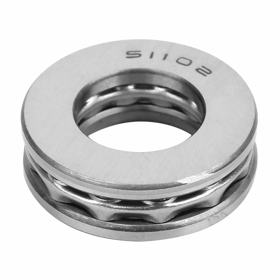 5 sztuk 15 x 28 x 9 mm osiowe łożysko kulkowe 51102 ze stali widelcowej, płaskie jednorzędowe łożyska toczne o dużej nośności, do maszyn przemysłowych, wytrzymałe łożyska osiowe do montażu i techniki
