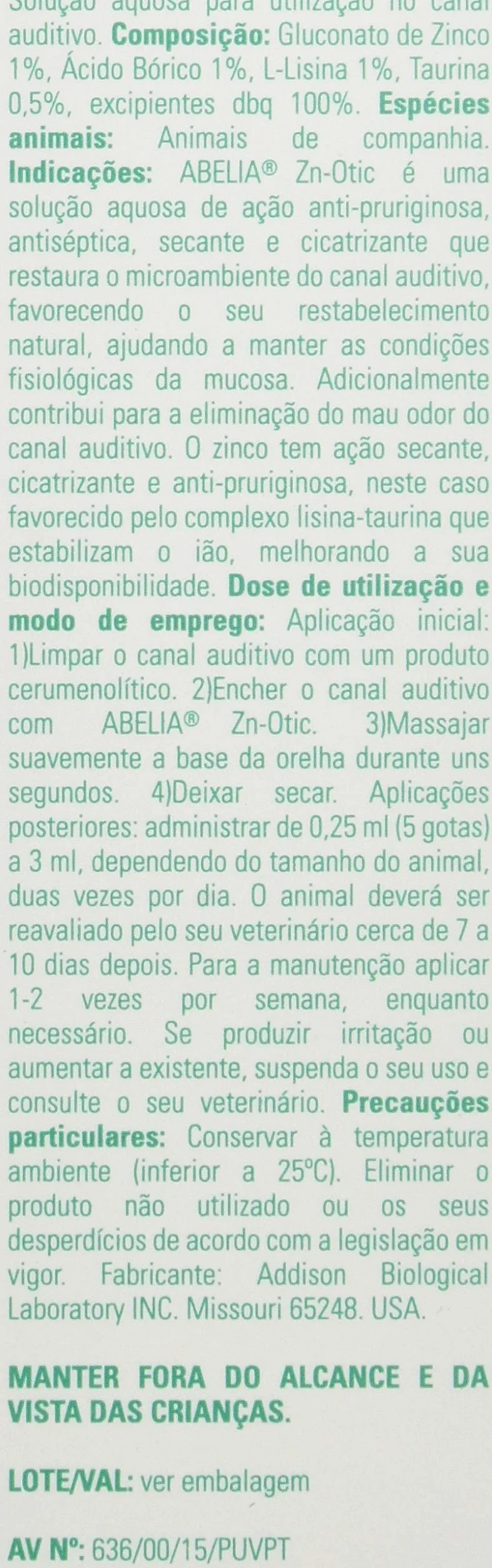 ABELIA® Zn-Otic