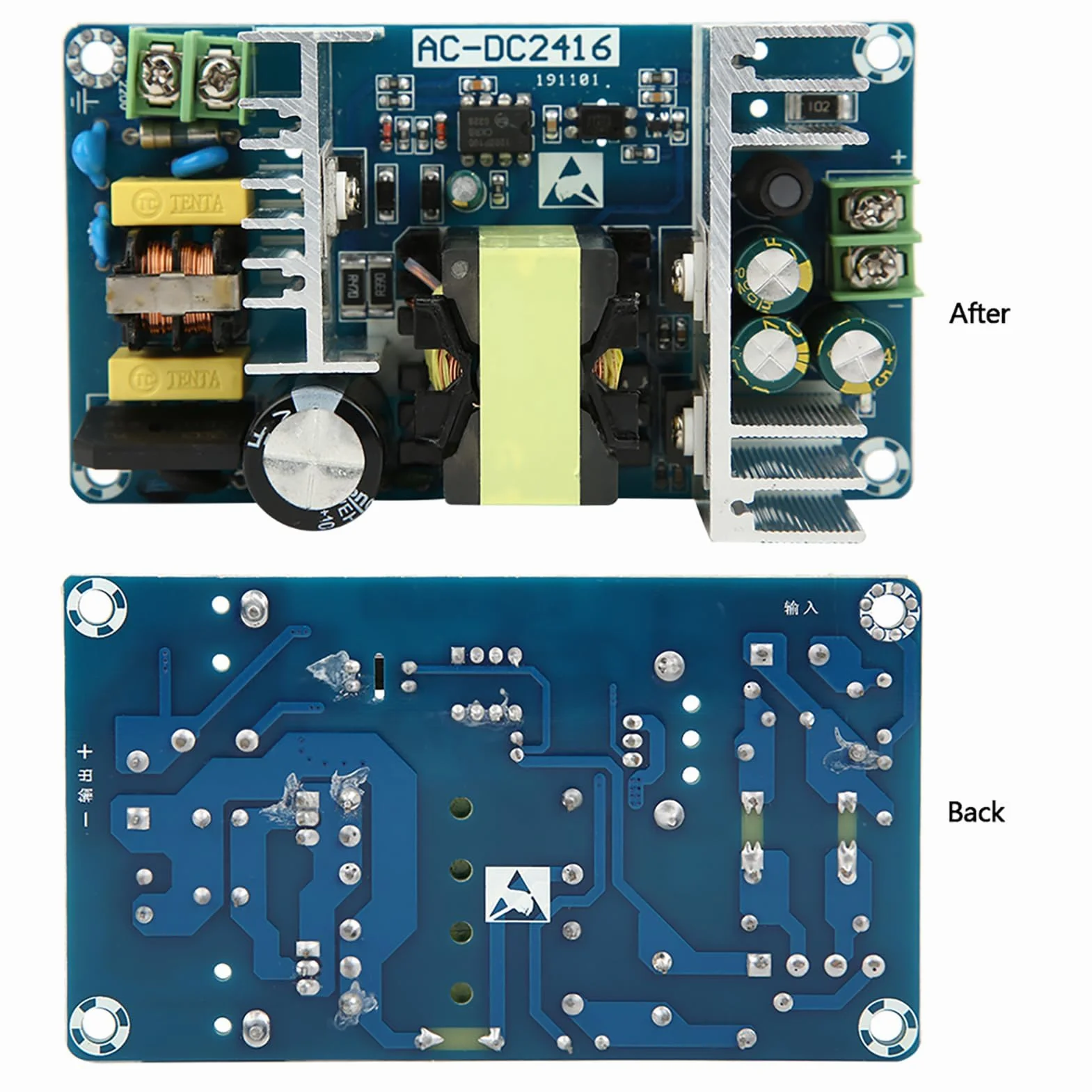 Moduł przełączania napięcia AC-DC 150W 6-9A SMPS 100-240V na 24V