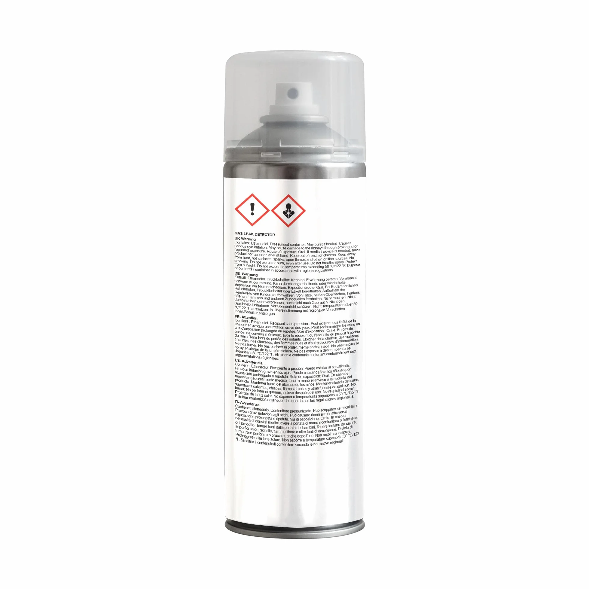 JENOLITE Spray do wykrywania wycieków gazu, 400 ml, niepalny i niekorozyjny, wykrywa wycieki w ogrzewaniu, kanalizacji, klimatyzacji i nie tylko, certyfikat DVGW