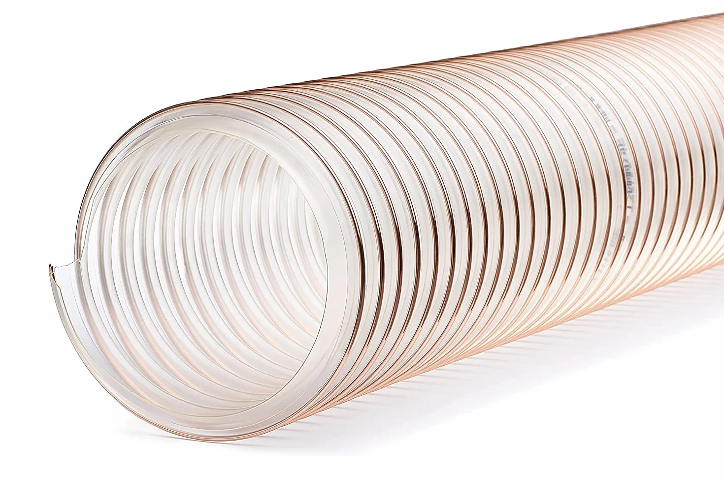 VACUFLEX Poliuretan (PU) 400 C ECO - Wąż Ssący o Grubości Ścianki 0,4 mm - Długość 5 m - ID50 mm / ID51 mm - Odporny na Mikroorganizmy i Hydrolizę