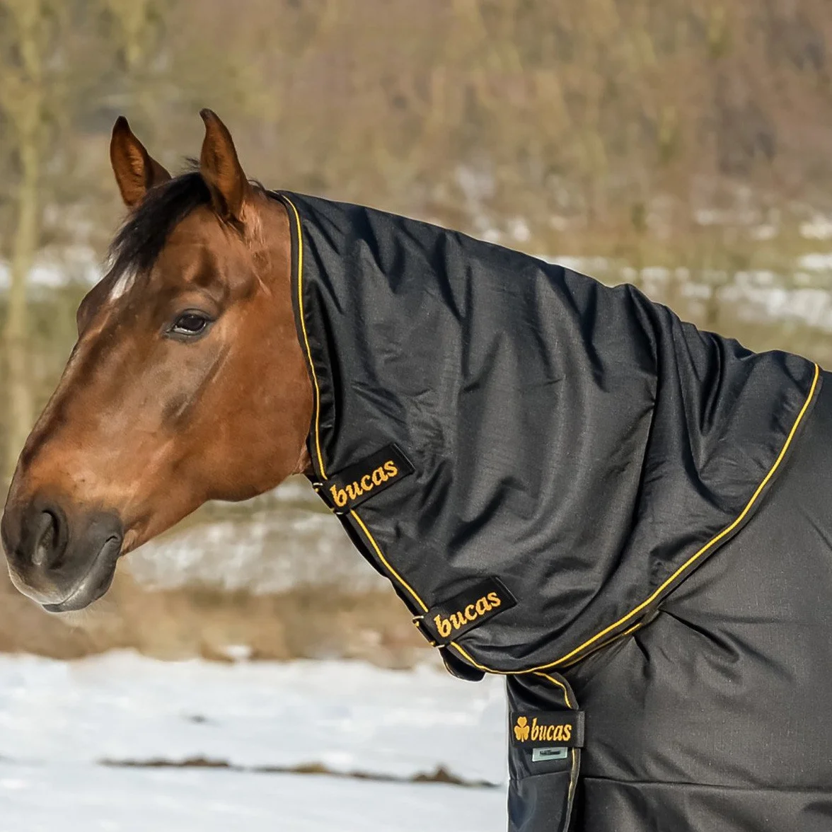 Bucas Irish Combi Neck 145/L czarny/złoty, część szyjna