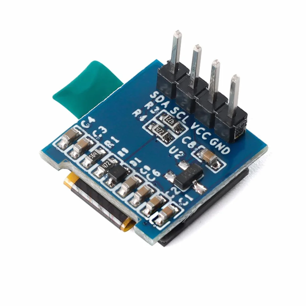 Hailege 2 szt. 0,49 "64x32 Wyświetlacz LCD OLED 0,49 cala IIC I2C OLED LCD Moduł ekranu 64 x 32 4 piny biały