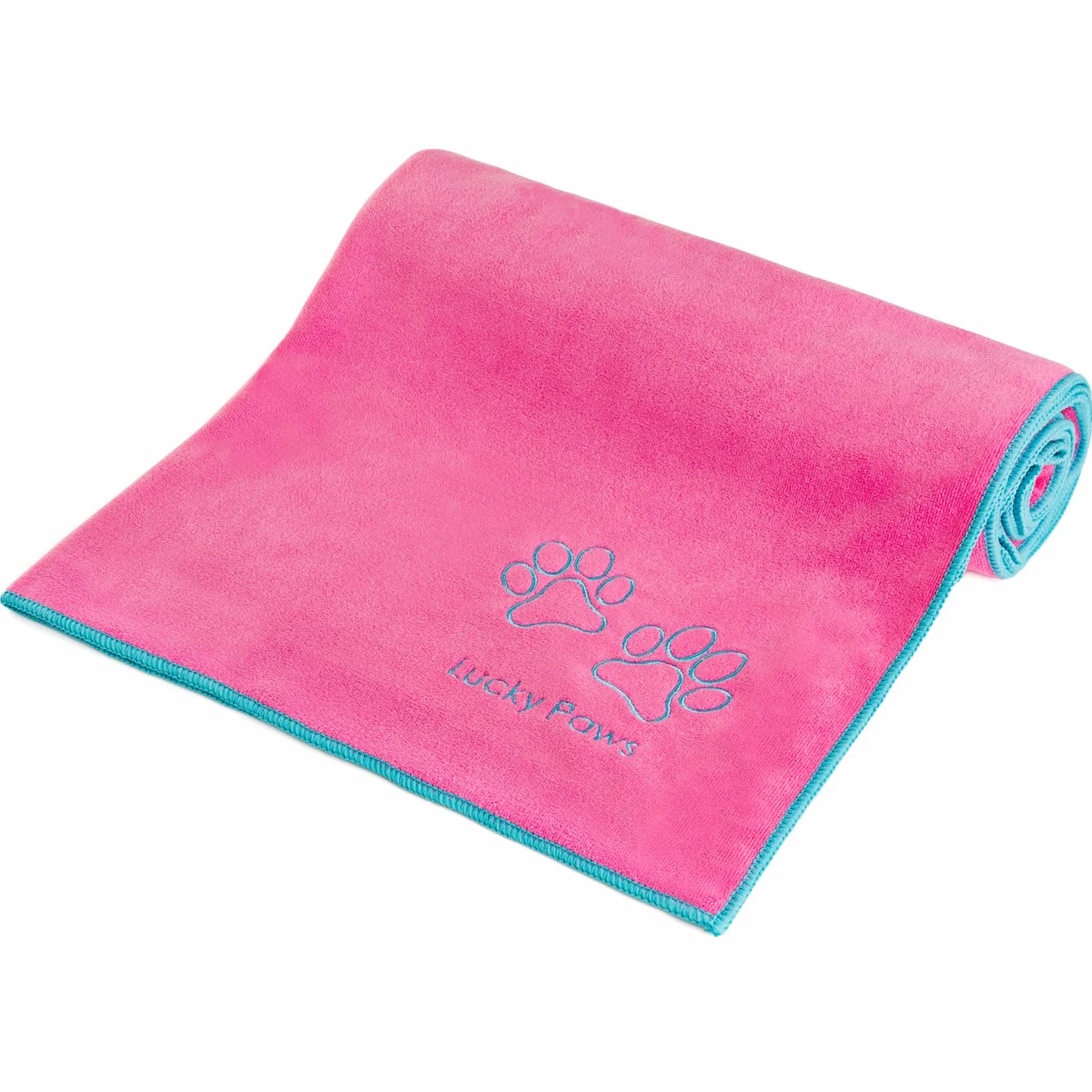 Lucky Paws® Hundehandtuch - Groß - Superabsorbierendes Mikrofaser Handtuch Hund - Schnelltrocknendes Handtuch - Super Weich - Premium Haustierhandtücher