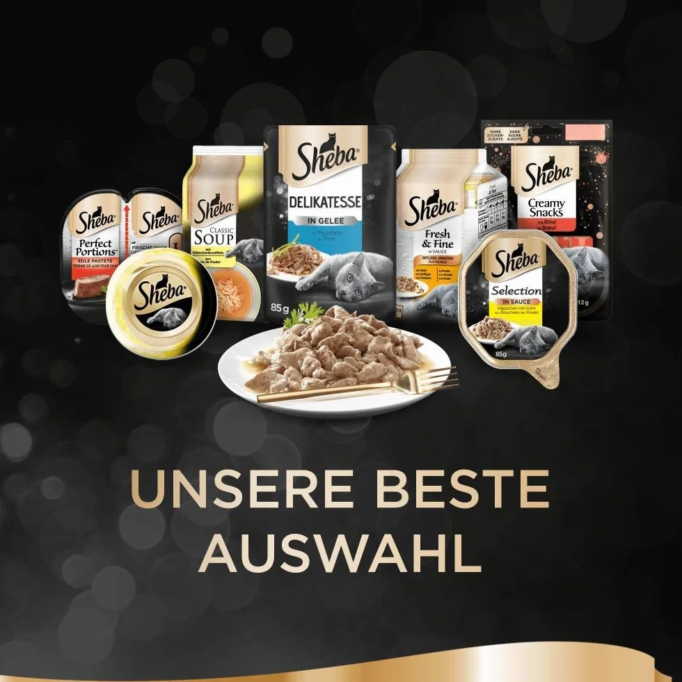 Sheba Selection In Sauce Karma dla Kotów, Drób, 40x85g